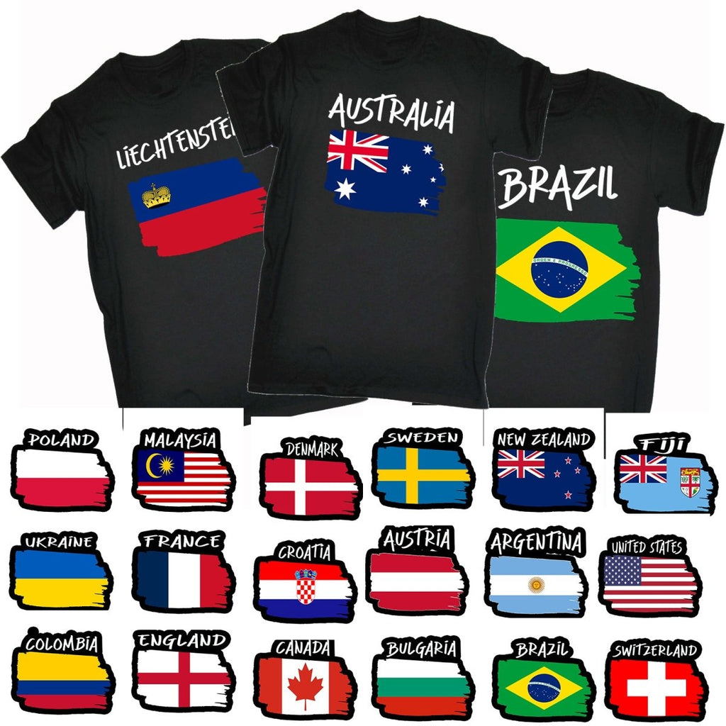 Country Flag Merchandise - 123t Australia | Funny T-Shirts Mugs Novelty Gifts