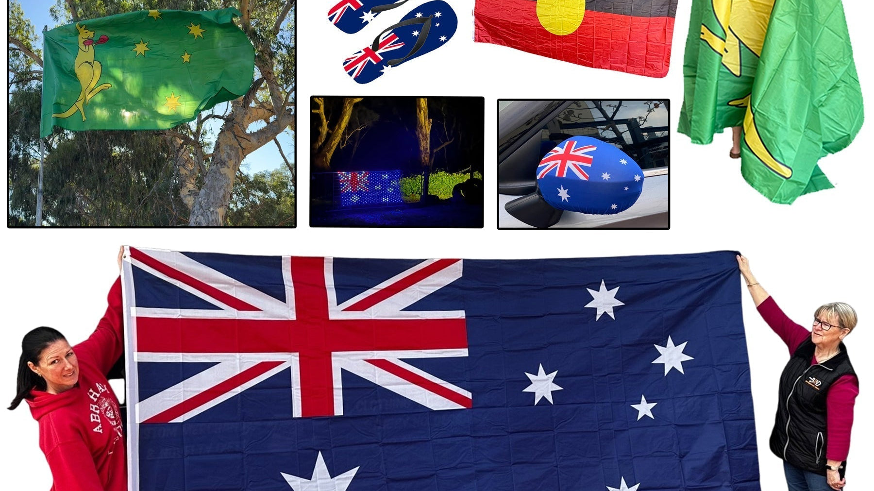 New Flag Alert - Australia Kangaroo & Aboriginal Flags