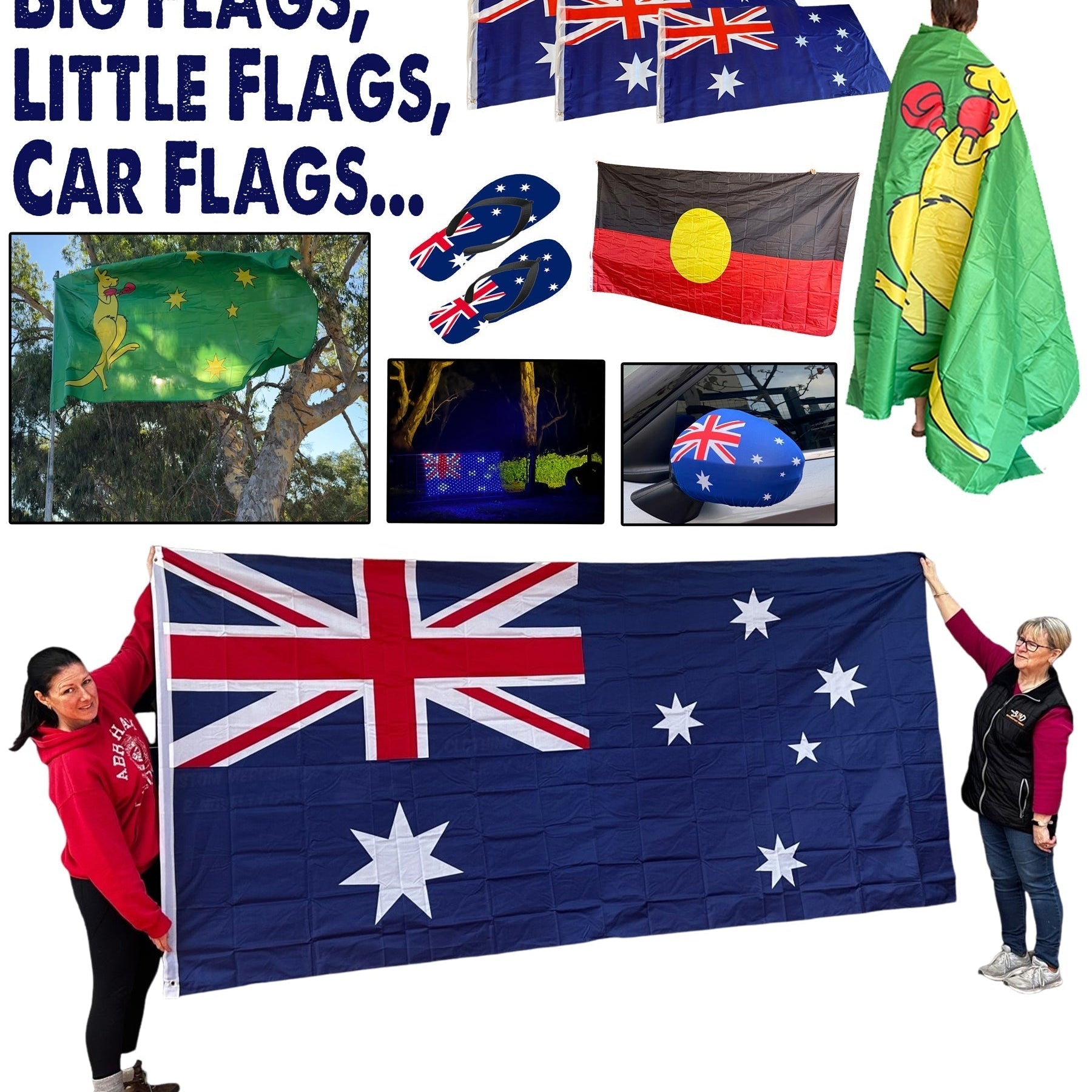 New Flag Alert - Australia Kangaroo & Aboriginal Flags
