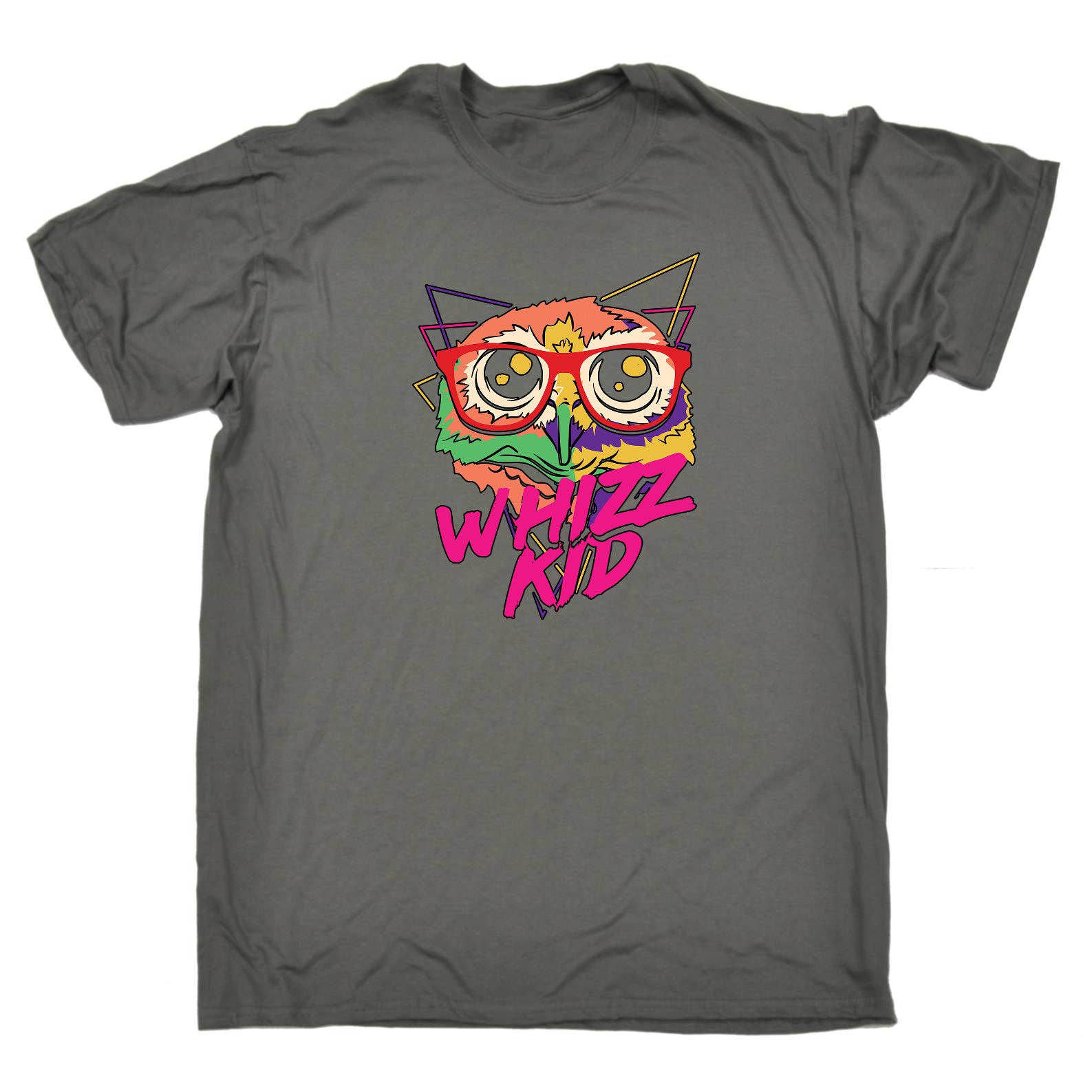 Whizz Kid Retro Owl - Mens Funny T-Shirt Tshirts