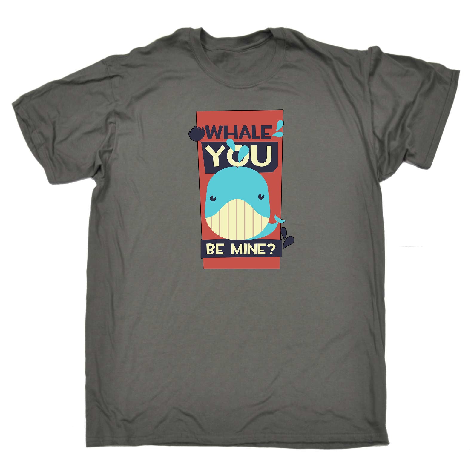 Whale You Be Mine Will Animal - Mens Funny T-Shirt Tshirts