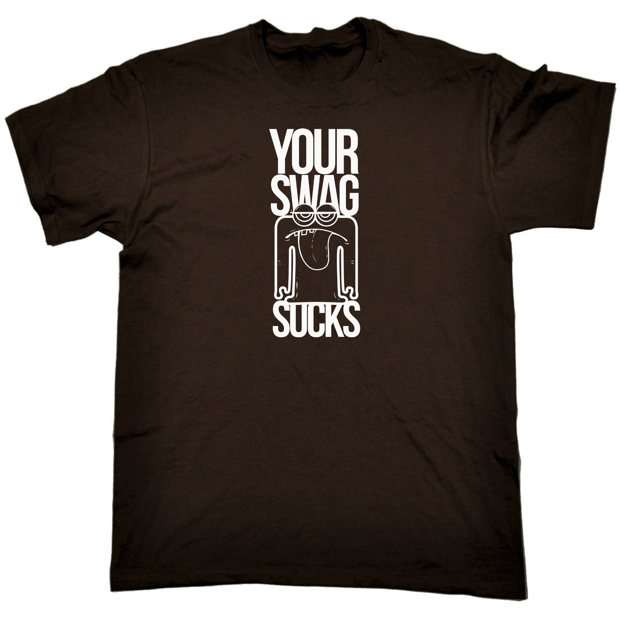 Your Swag Sucks Camping Sleeping Bag - Mens Funny T-Shirt Tshirts