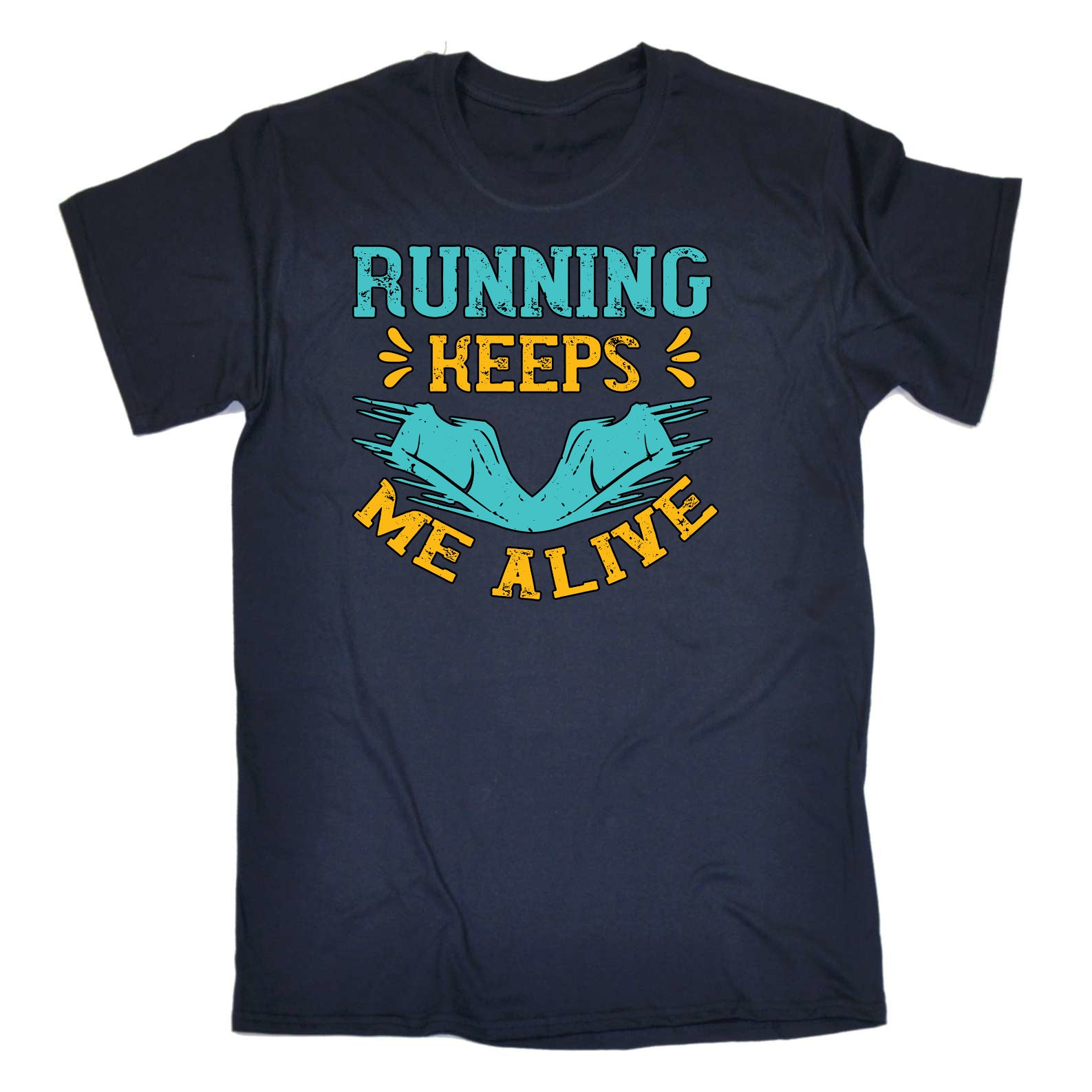 Running Keeps Me Alive Run - Mens Funny T-Shirt Tshirts