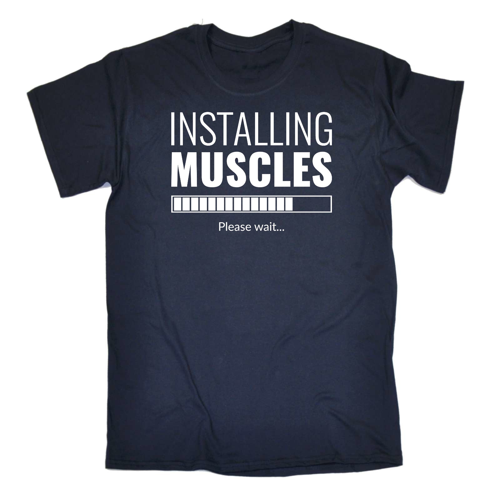 Installing Muscles Gym Bodybuilding Weights - Mens Funny T-Shirt Tshirts