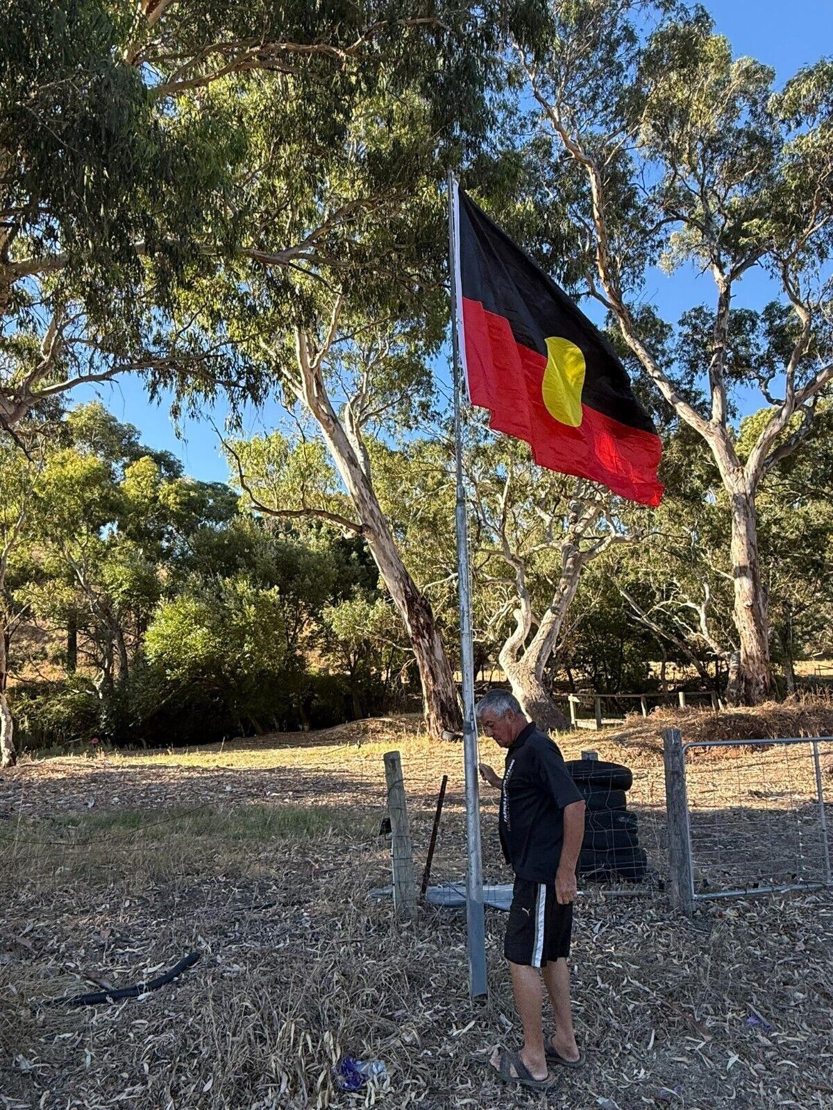 2 x LARGE ABORIGINAL Country Australia Flag Flags Outdoor Massive 5ft x 10ft