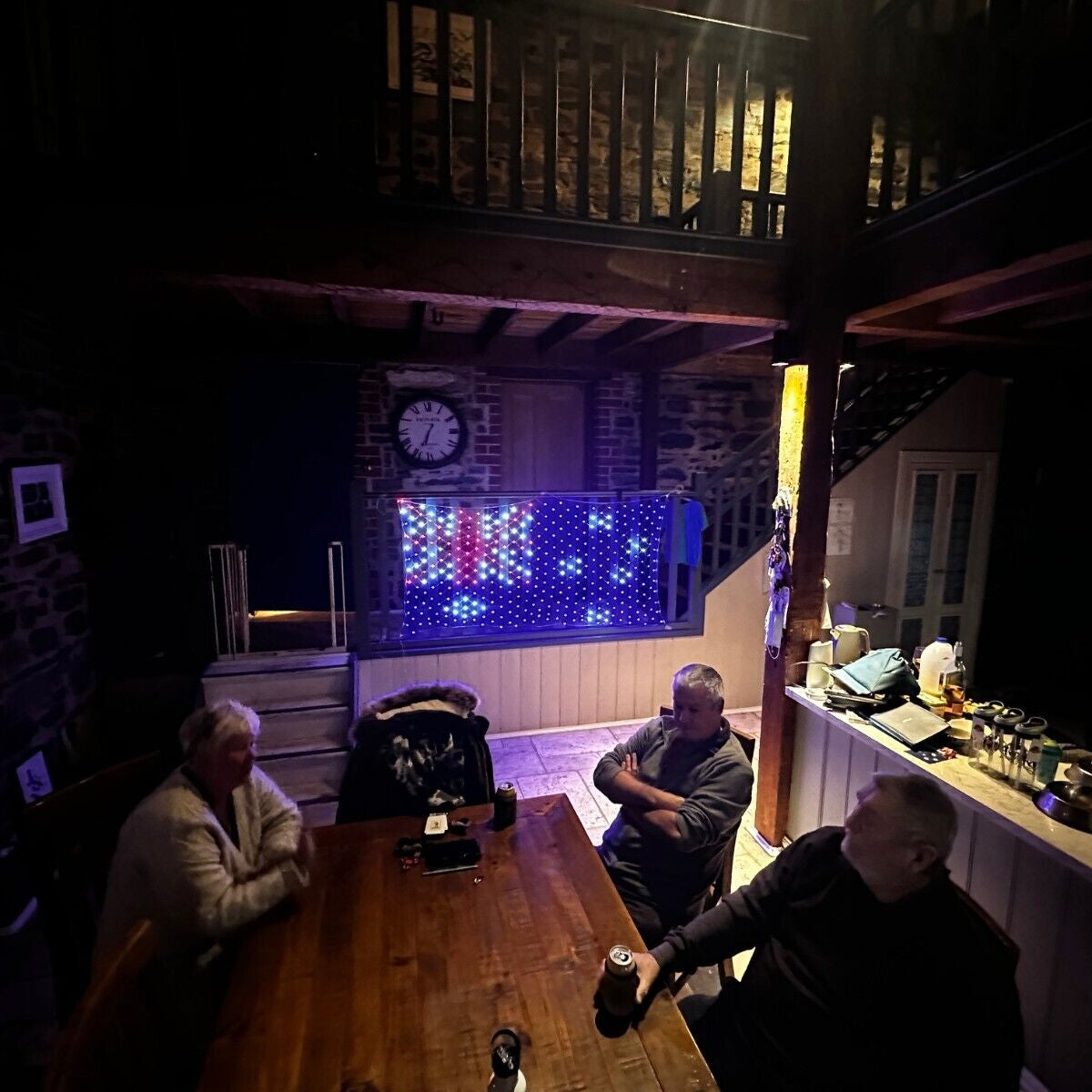 Large Australia Flag LED Australian Flags Day Oz Country Glow Outdoor Waterproof