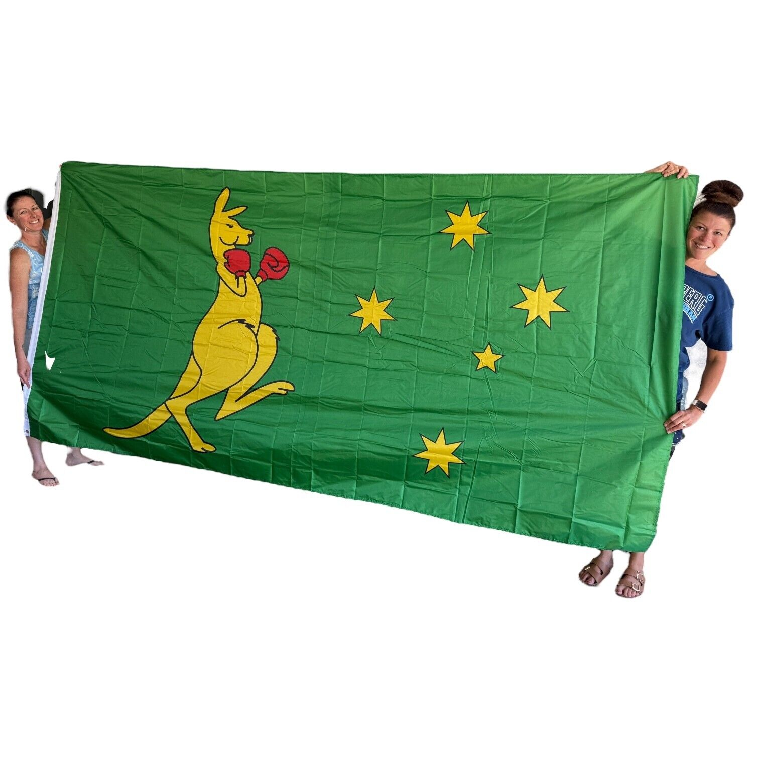 LARGE KANGAROO BOXING Australia Flag Flags Australian Ozzie Outdoor 5ft x 10ft