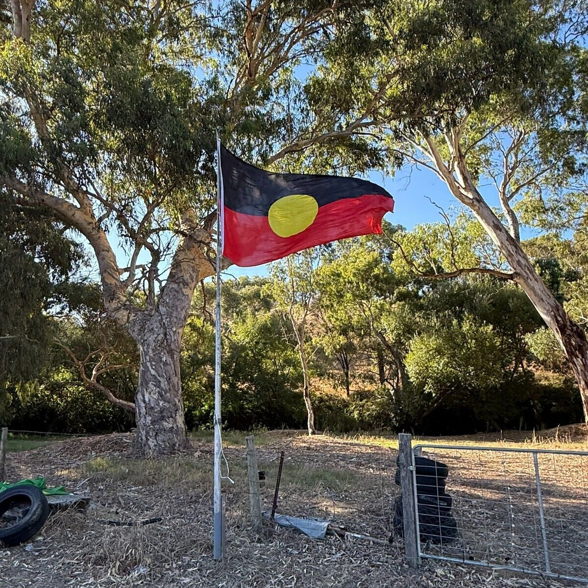 2 x LARGE ABORIGINAL Country Australia Flag Flags Outdoor Massive 5ft x 10ft