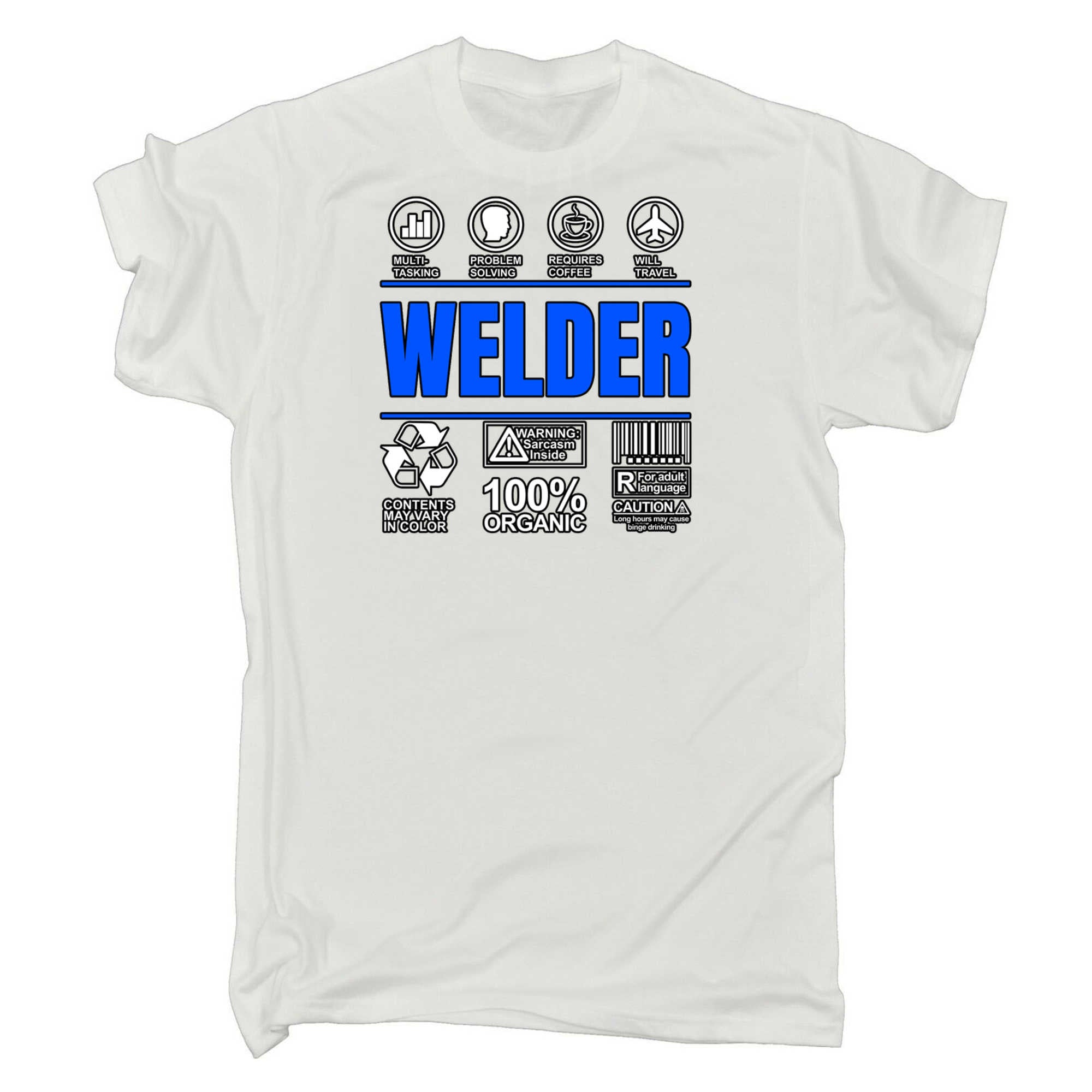Welder Sarcastic Humour - Mens 123t Funny T-Shirt Tshirts