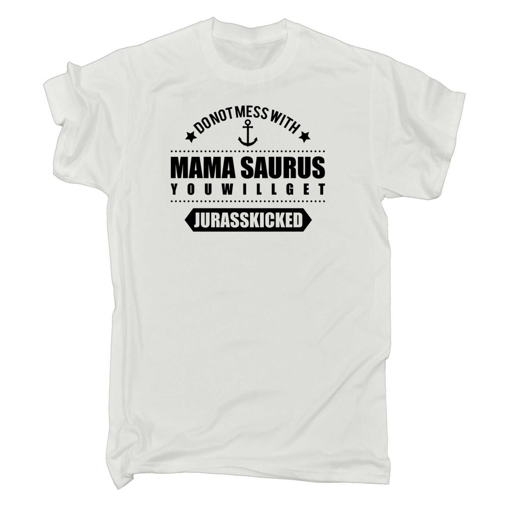 Dont Mess With Mama Saurus Mum Mothers Day - Mens 123t Funny T-Shirt Tshirts