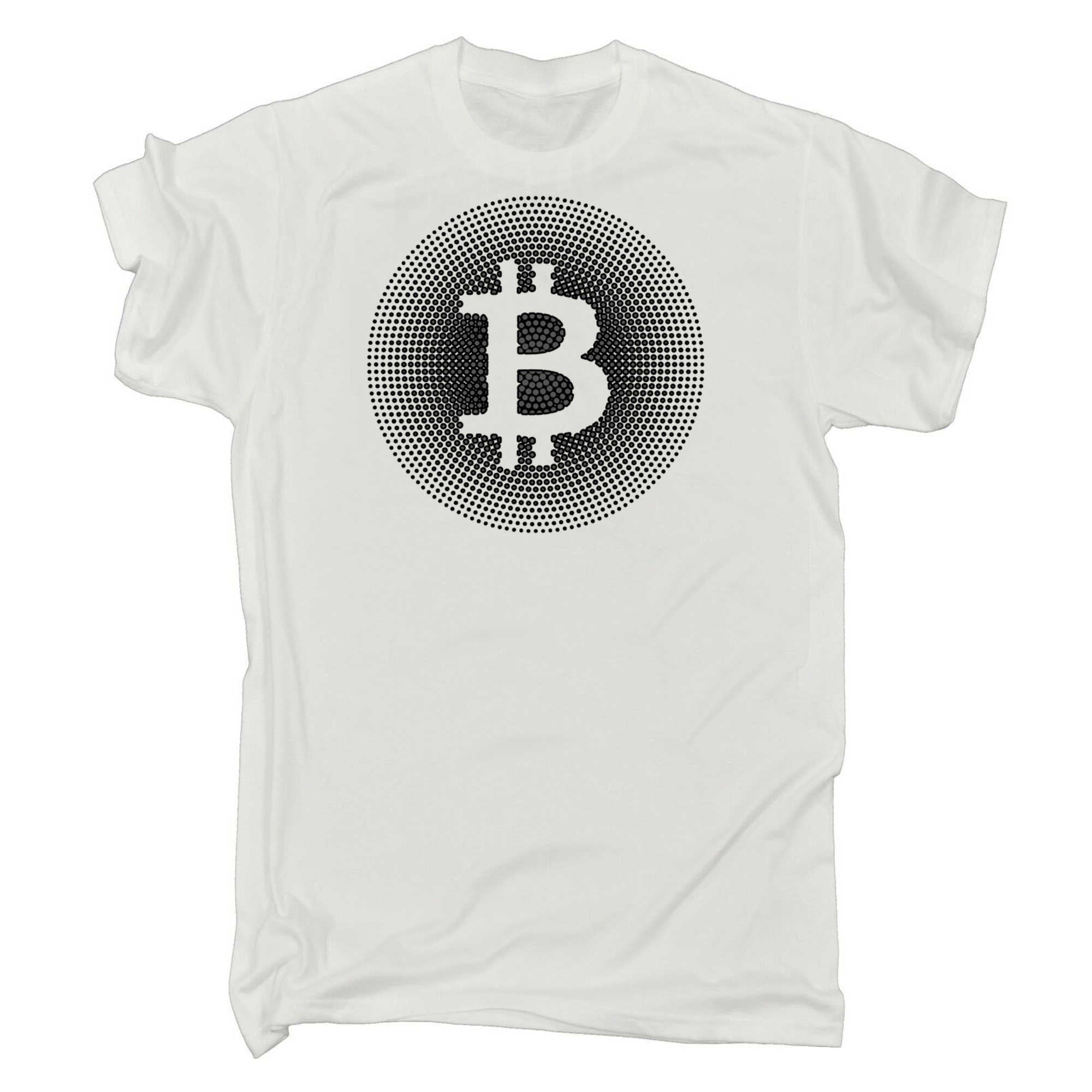 Bitcoin Logo Crypto Currency - Mens 123t Funny T-Shirt Tshirts