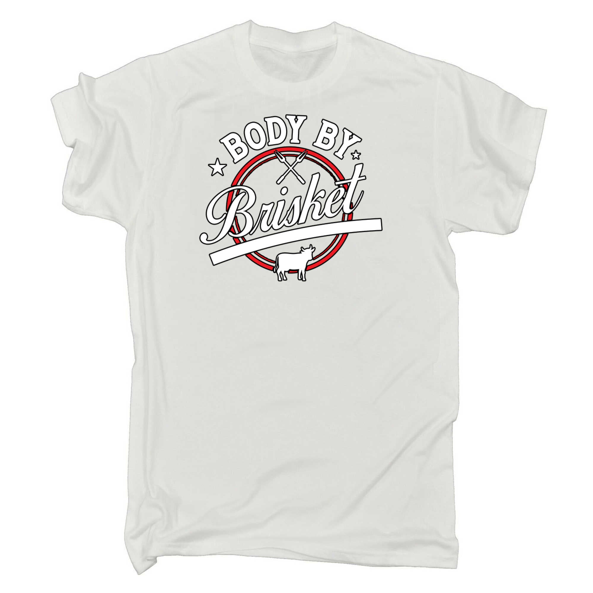 Body By Brisket Backyard Cookout Bbq Grill - Mens 123t Funny T-Shirt Tshirts