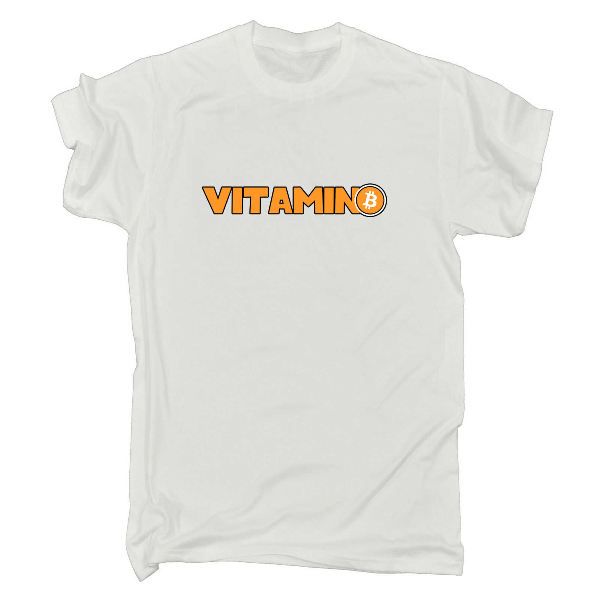 Vitamin B For Bitcoin Currency Trading - Mens 123t Funny T-Shirt Tshirts