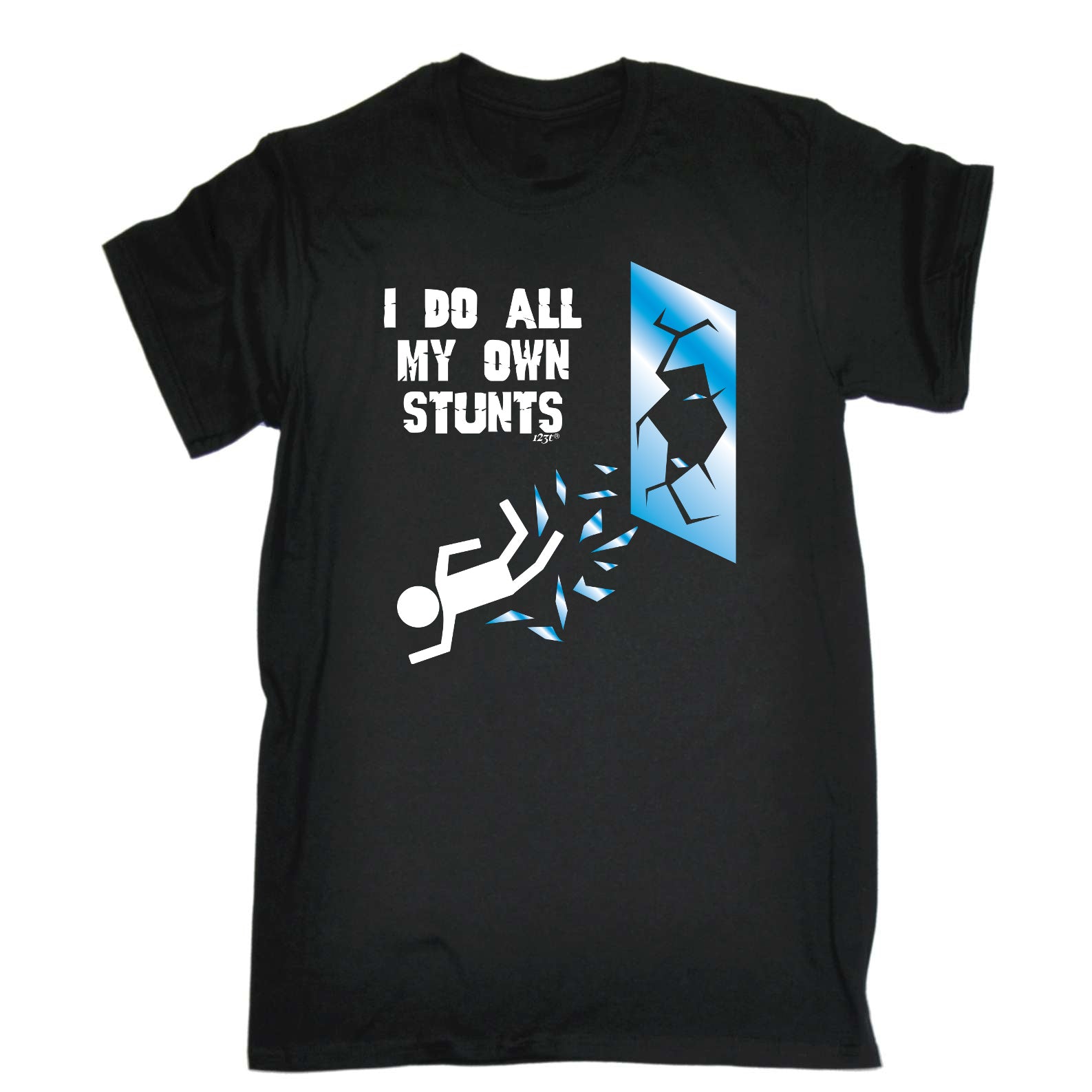 Window Do All My Own Stunts - Mens Funny T-Shirt Tshirts