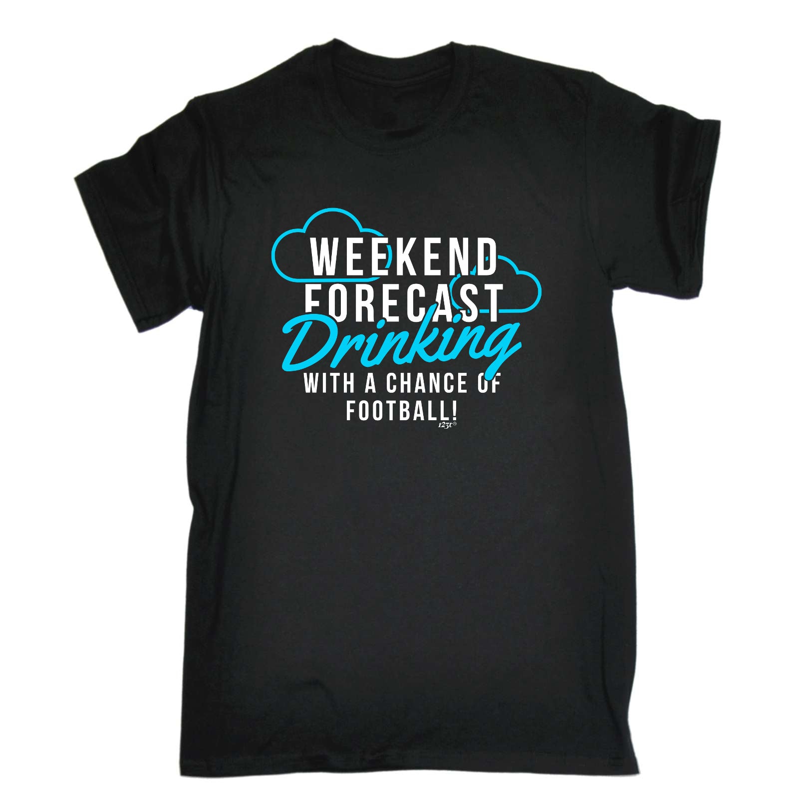 Weekend Forecast Drinking Football - Mens Funny T-Shirt Tshirts