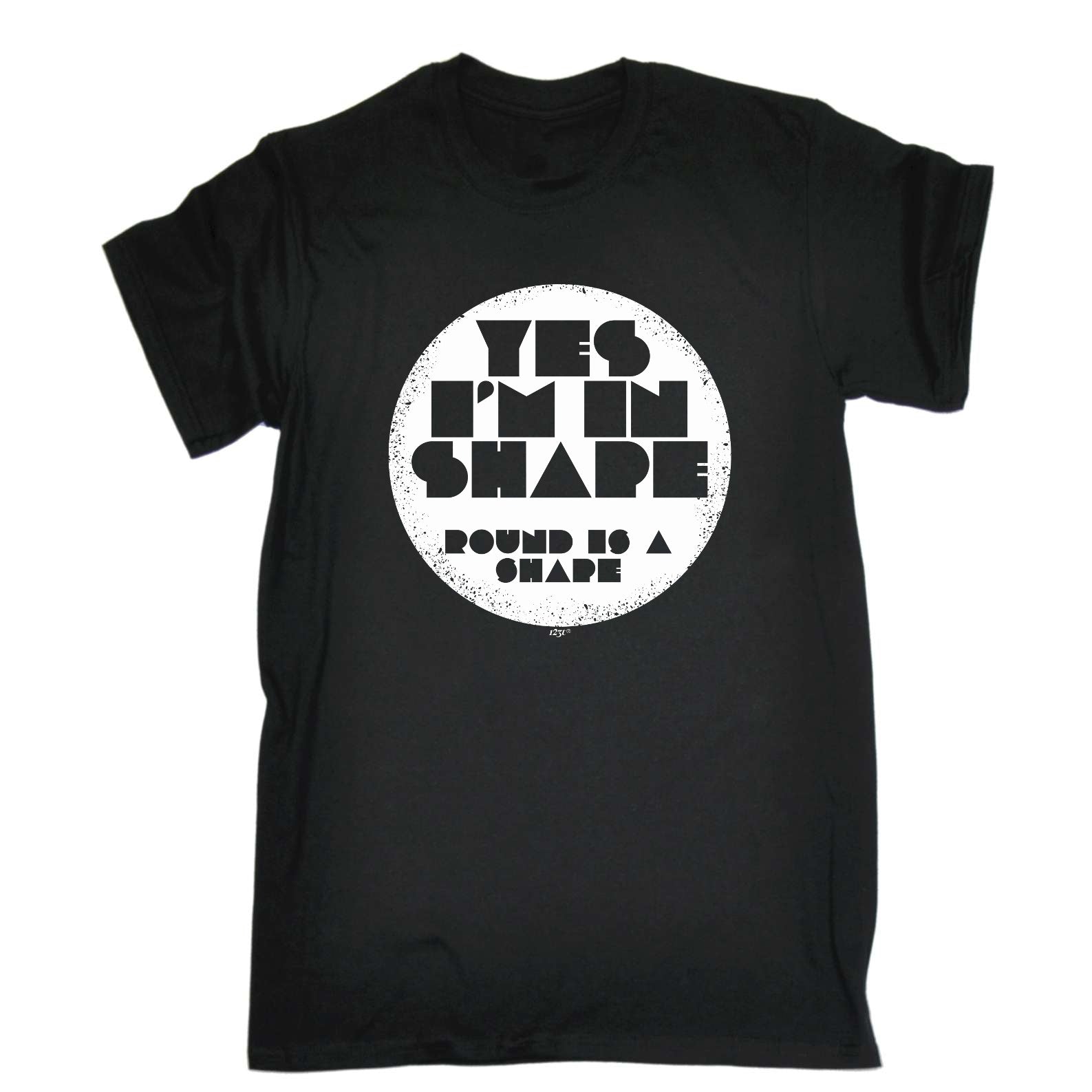 Yes Im In Shape - Mens Funny T-Shirt Tshirts