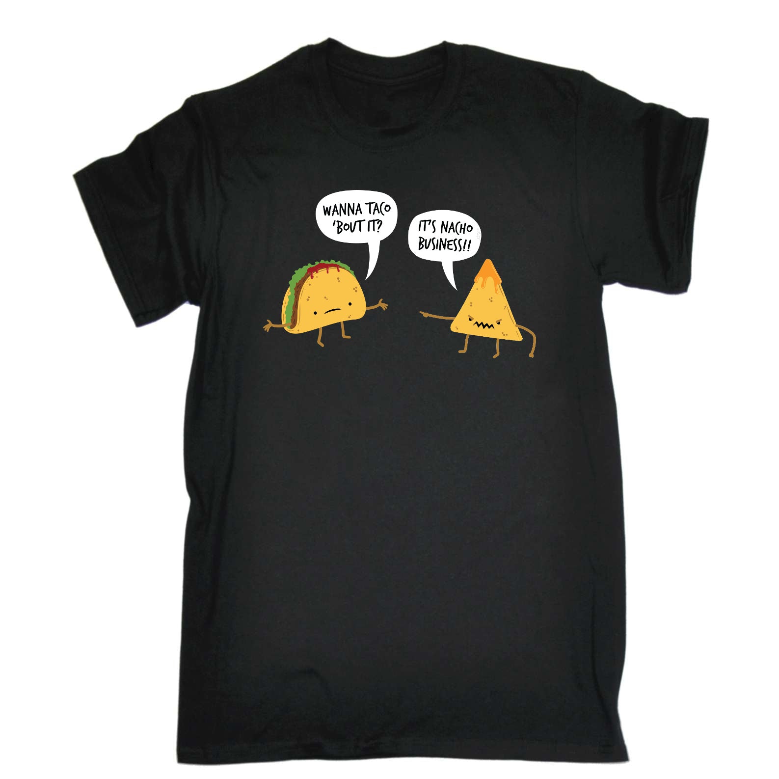 Wanna Taco Bout It - Mens Funny T-Shirt Tshirts