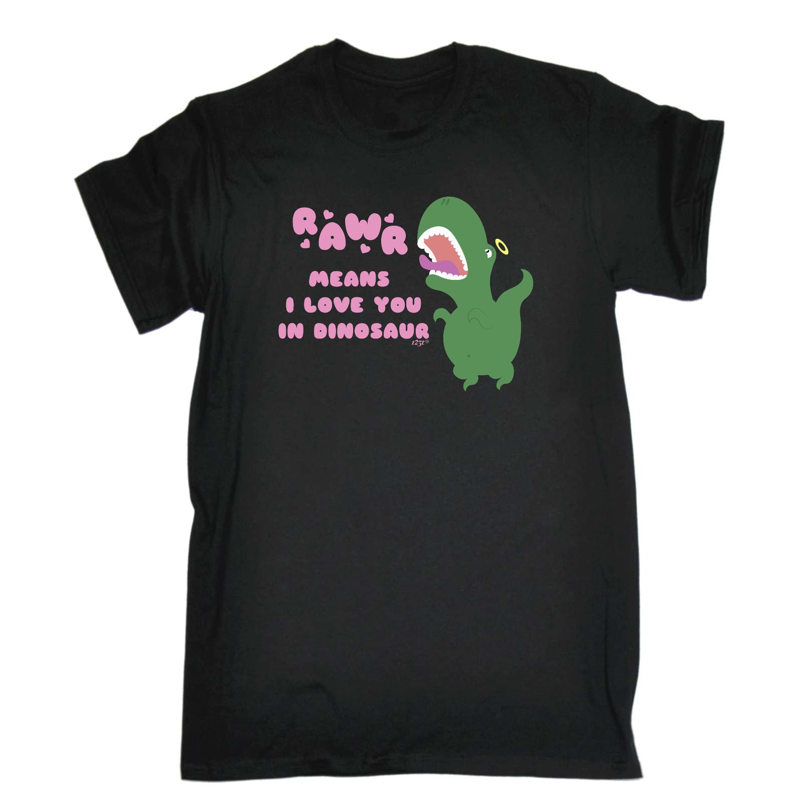 Rawr Means Love You In Dinosaur - Mens Funny T-Shirt Tshirts