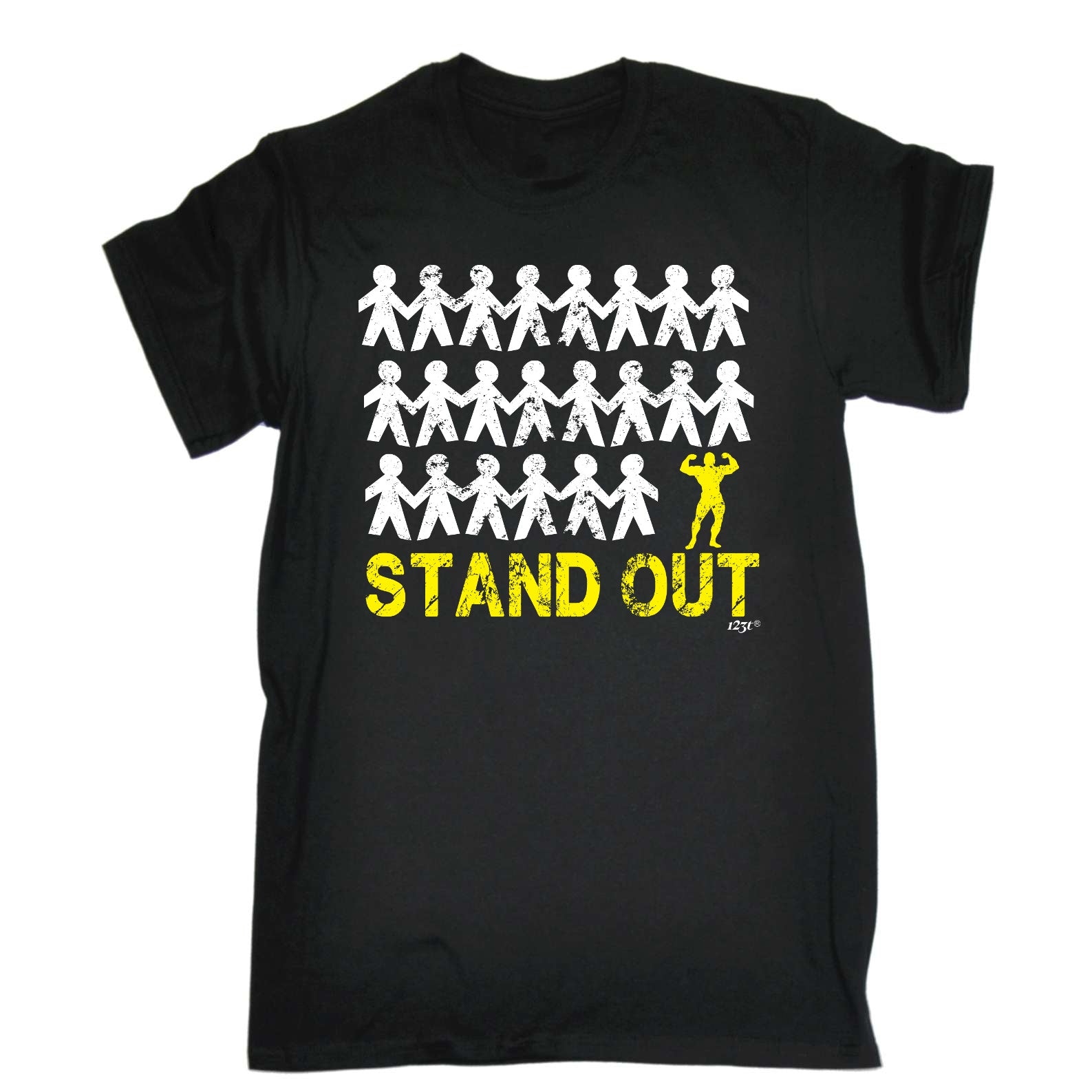 Stand Out Bodybuilder - Mens Funny T-Shirt Tshirts