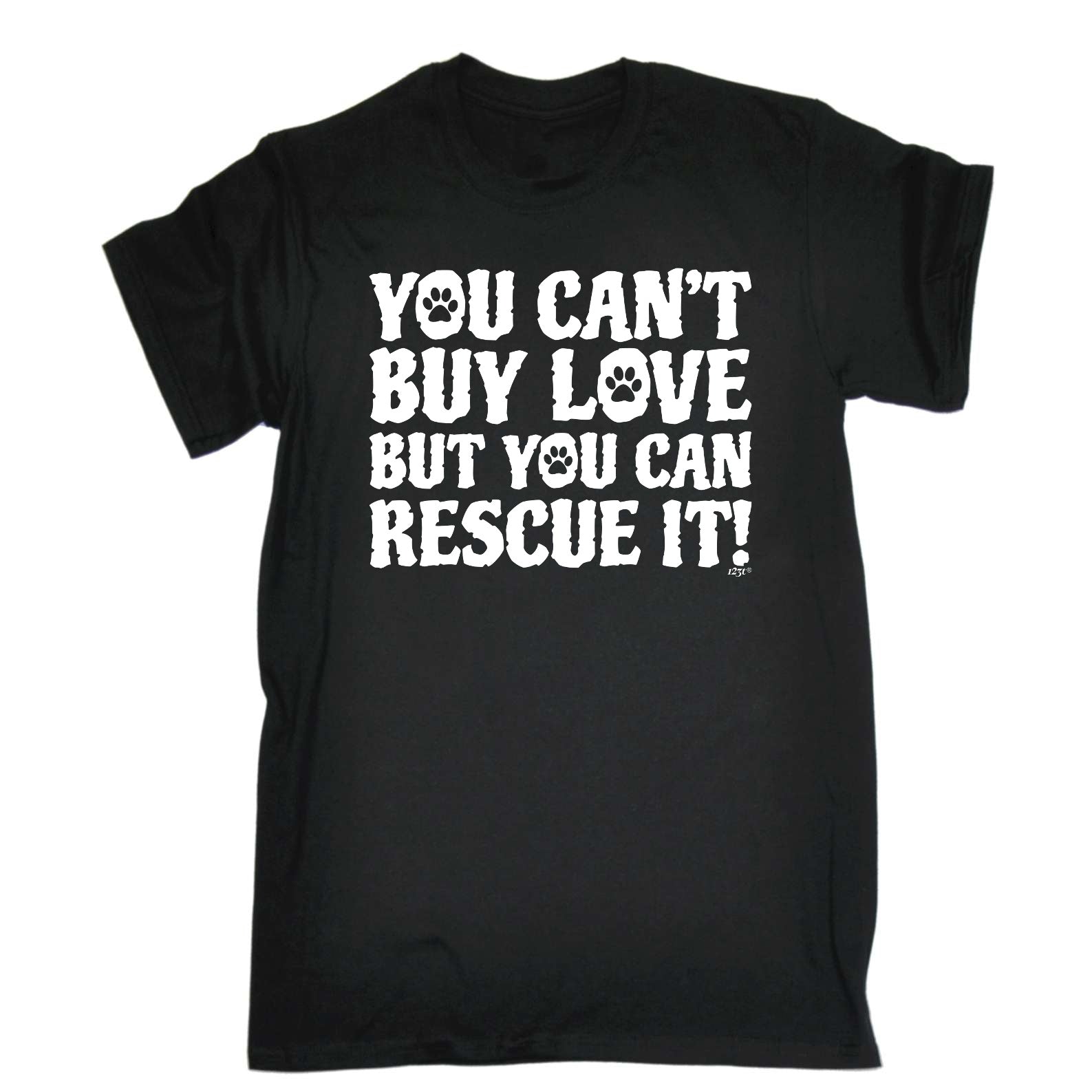You Cant Buy Love But You Can Rescue It - Mens Funny T-Shirt Tshirts