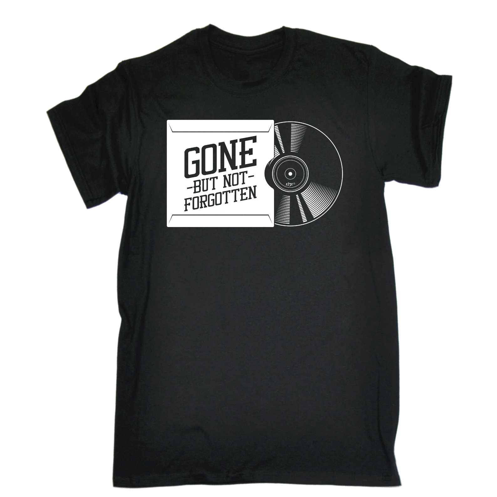 Vinyl Records Gone But Not Forgotten - Mens Funny T-Shirt Tshirts