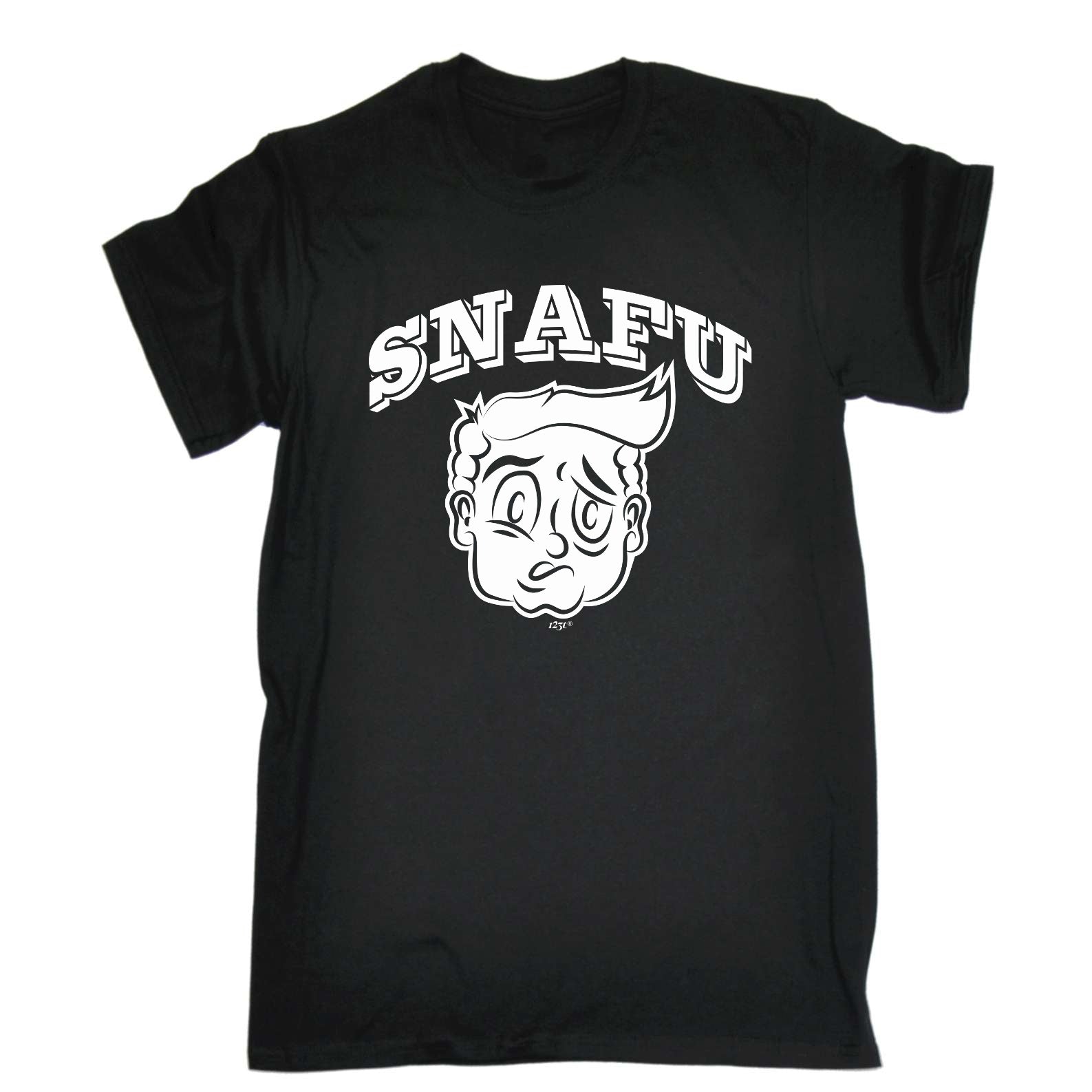 Snafu Face - Mens Funny T-Shirt Tshirts