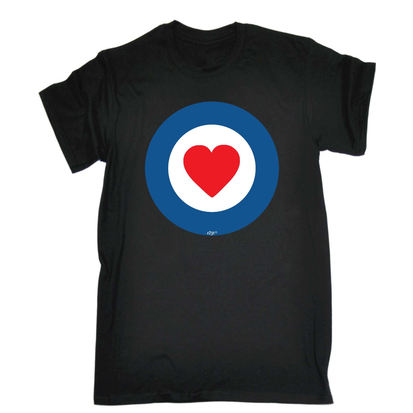 Target Heart - Mens Funny T-Shirt Tshirts