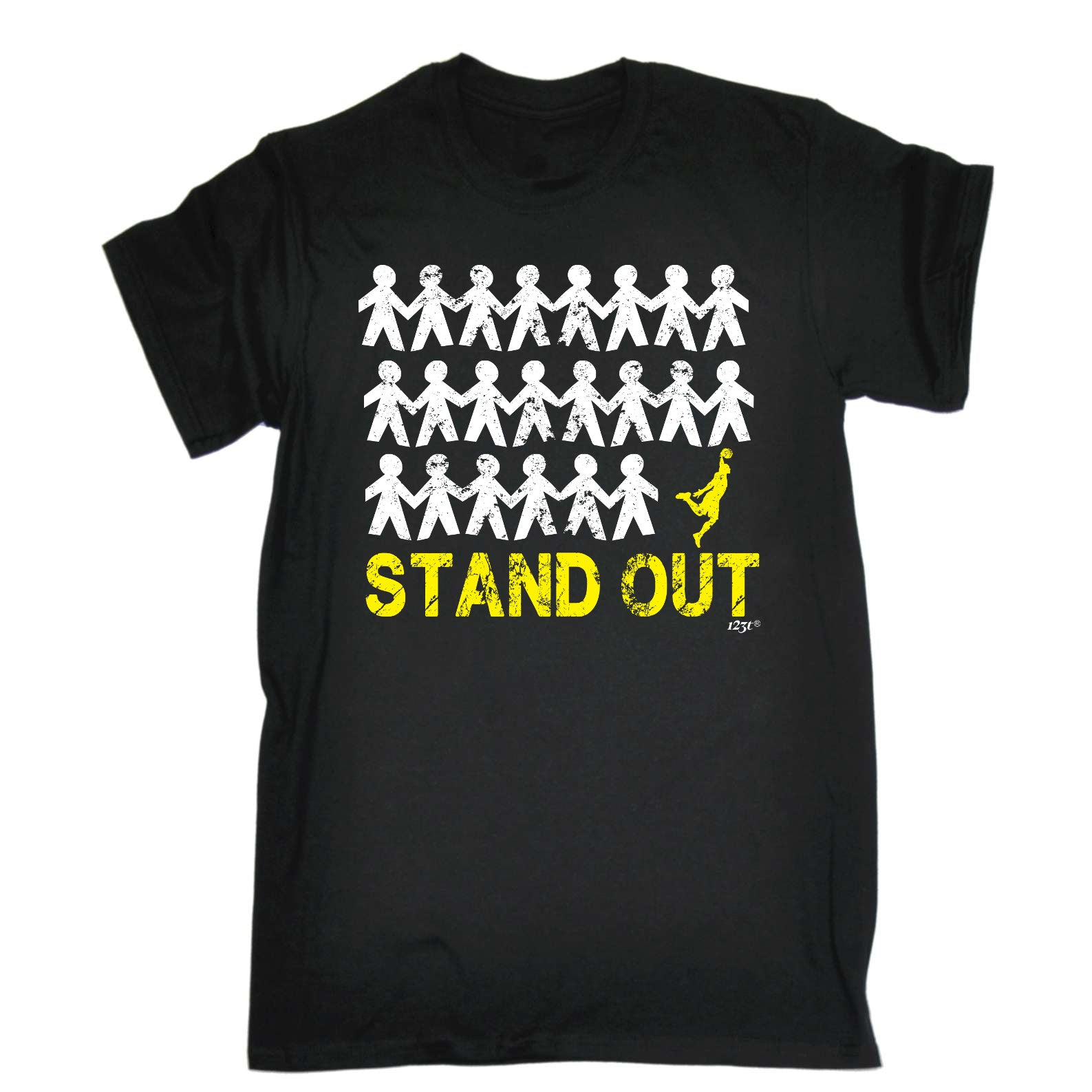 Stand Out Basketball - Mens Funny T-Shirt Tshirts