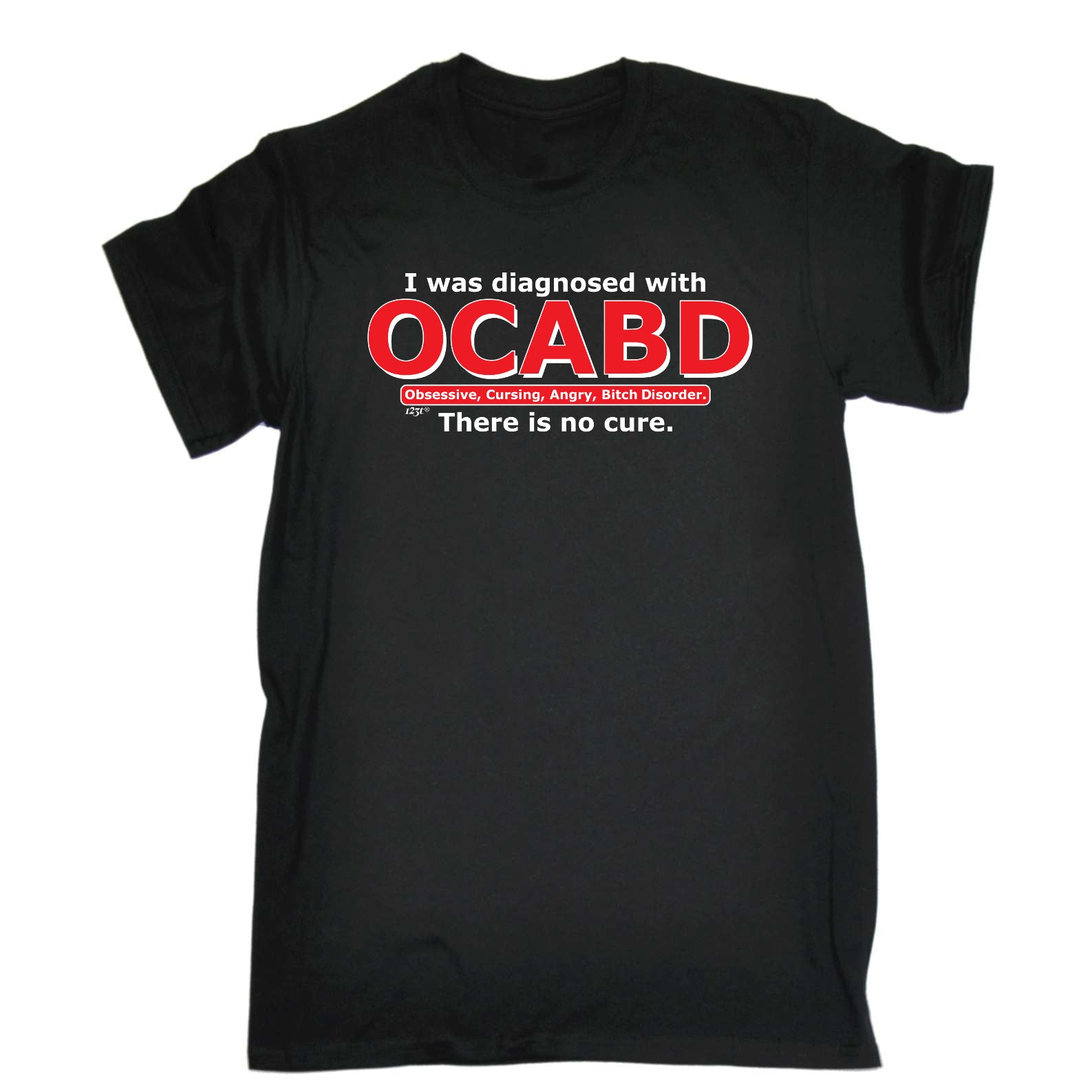 Was Diagnosed With Ocabd - Mens Funny T-Shirt Tshirts