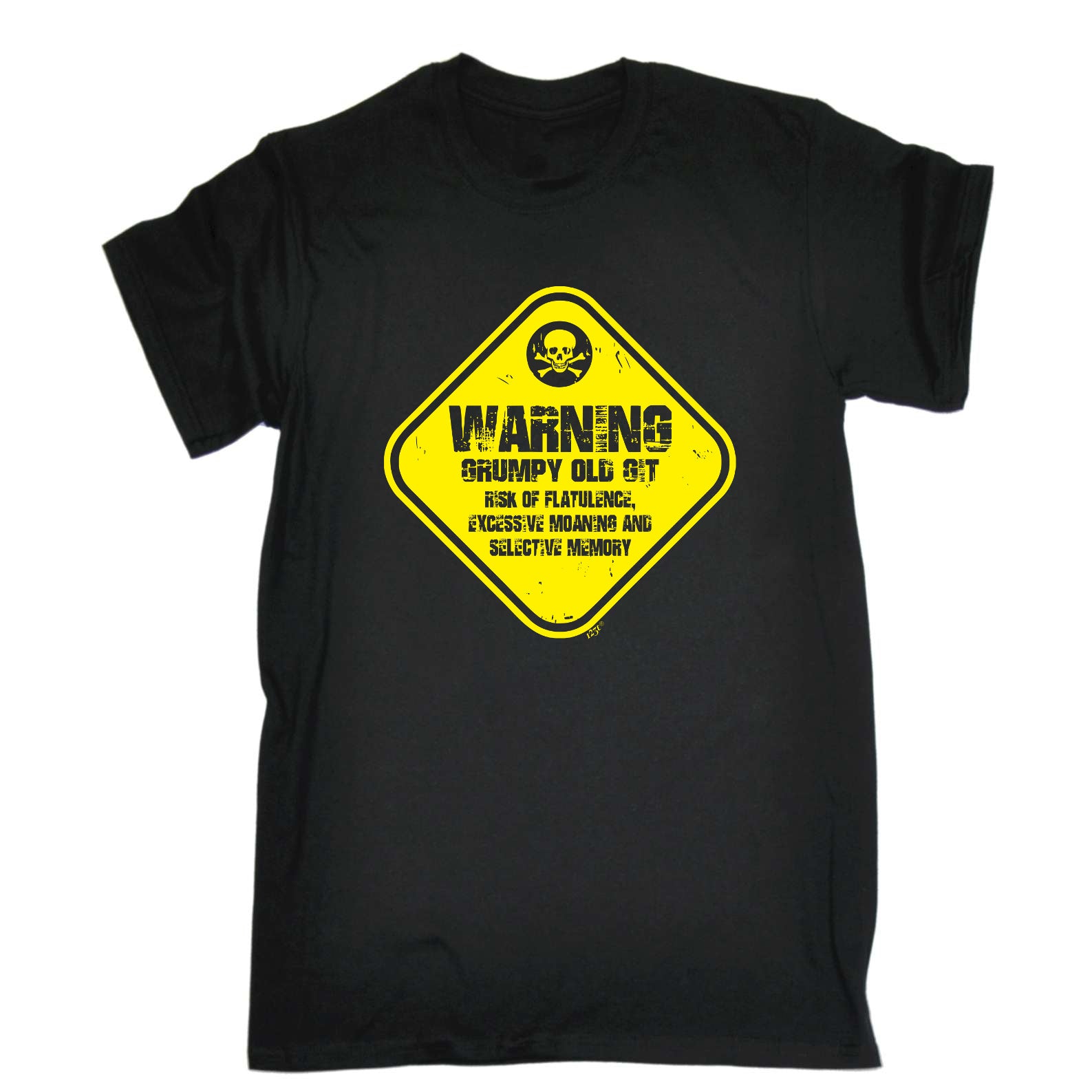 Warning Grumpy Old Git - Mens Funny T-Shirt Tshirts