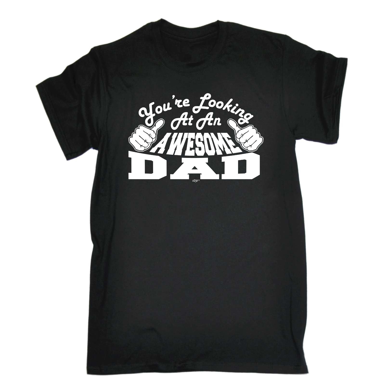 Youre Looking At An Awesome Dad - Mens Funny T-Shirt Tshirts