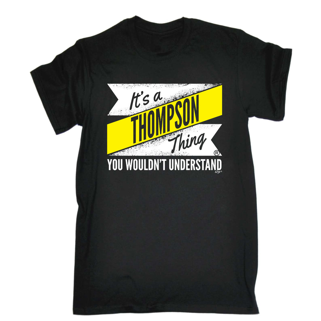 Thompson V2 Surname Thing - Mens Funny T-Shirt Tshirts