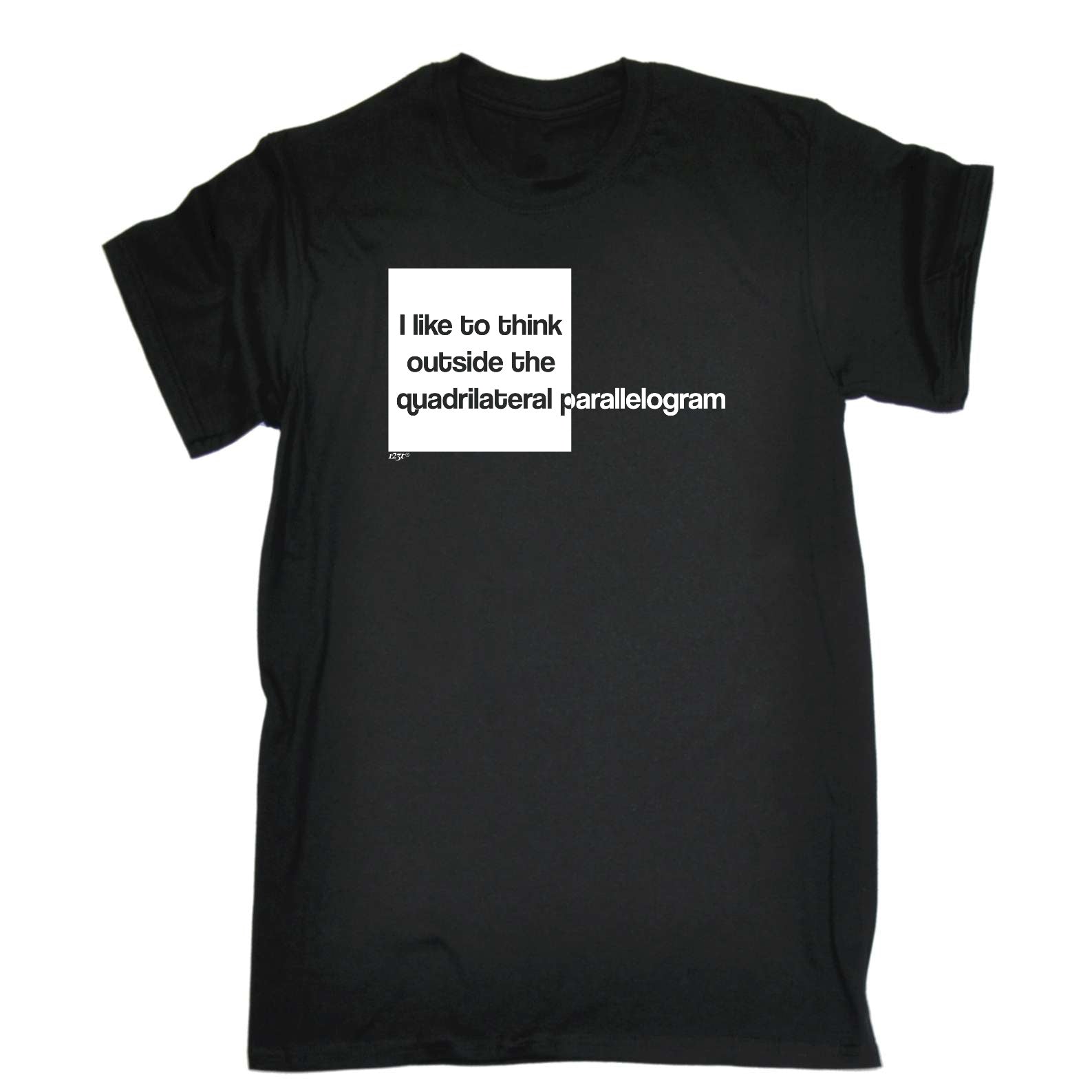 Like To Think Outside The Quadrilateral Parallelogram - Mens Funny T-Shirt Tshirts