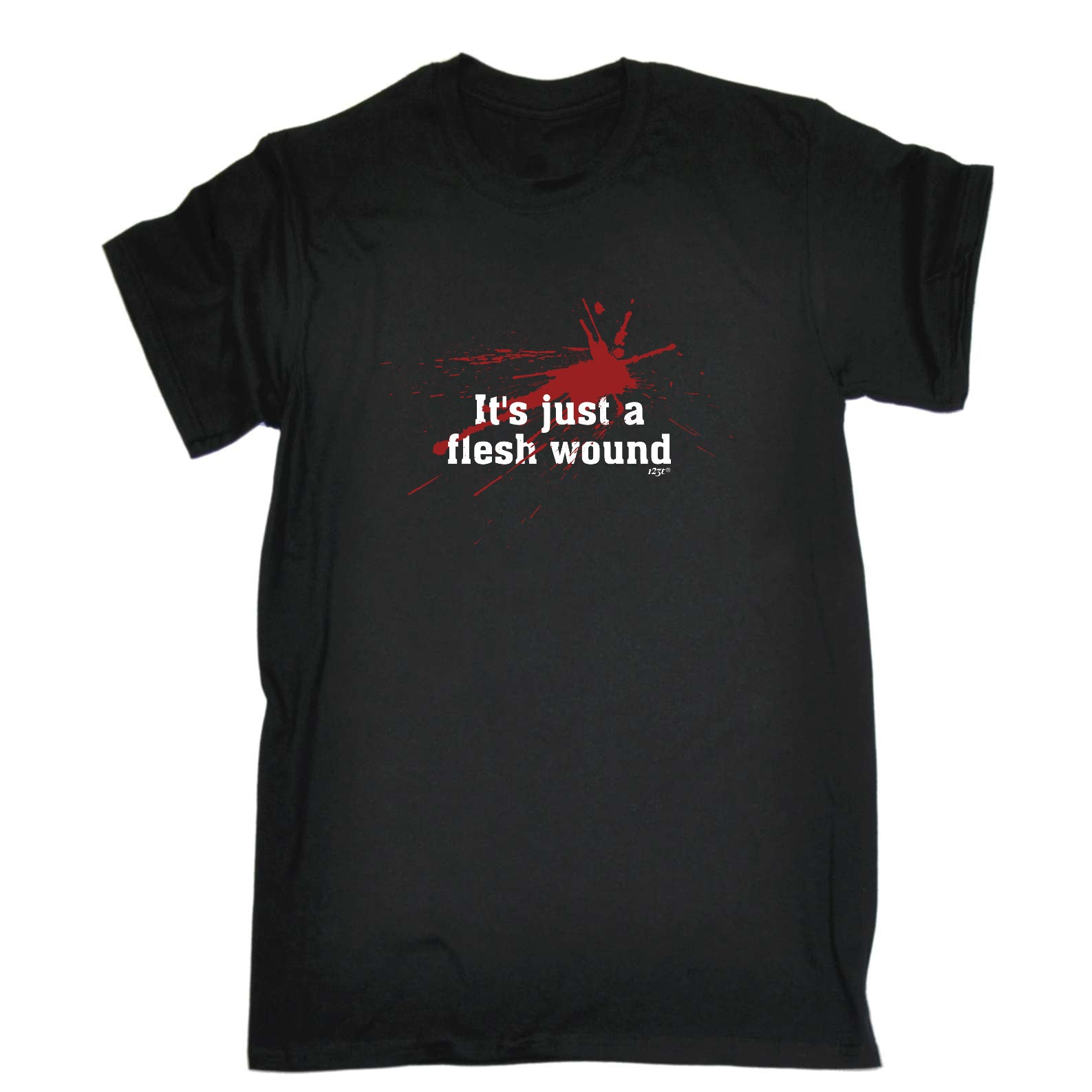 Its Just A Flesh Wound - Mens Funny T-Shirt Tshirts