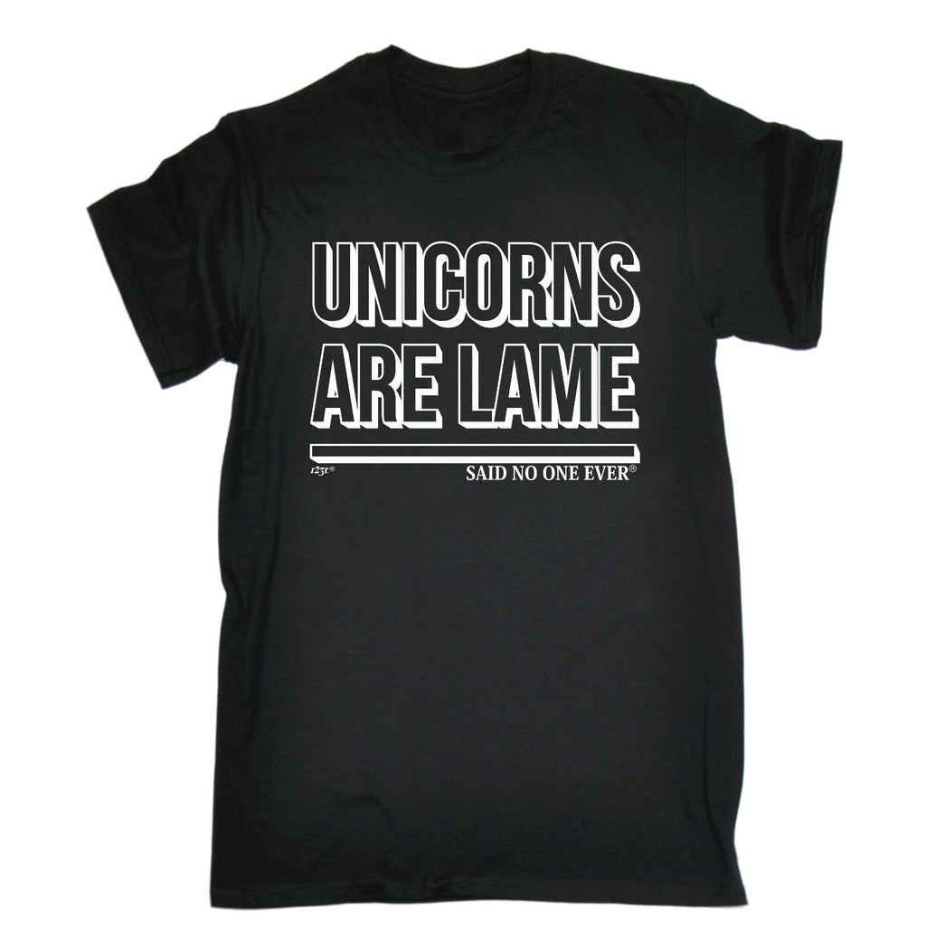 Unicorns Are Lame Snoe - Mens Funny T-Shirt Tshirts