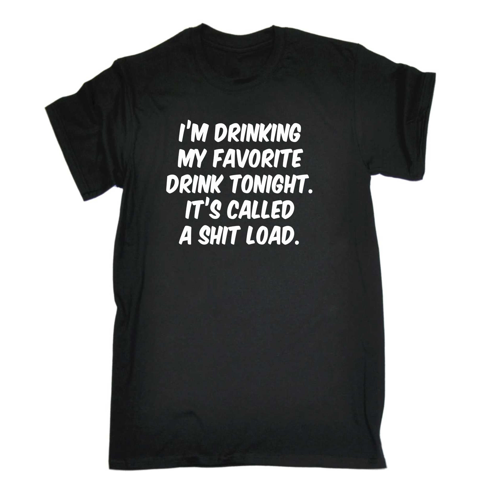 Im Drinking My Favorite Drink Tonight - Mens 123t Funny T-Shirt Tshirts