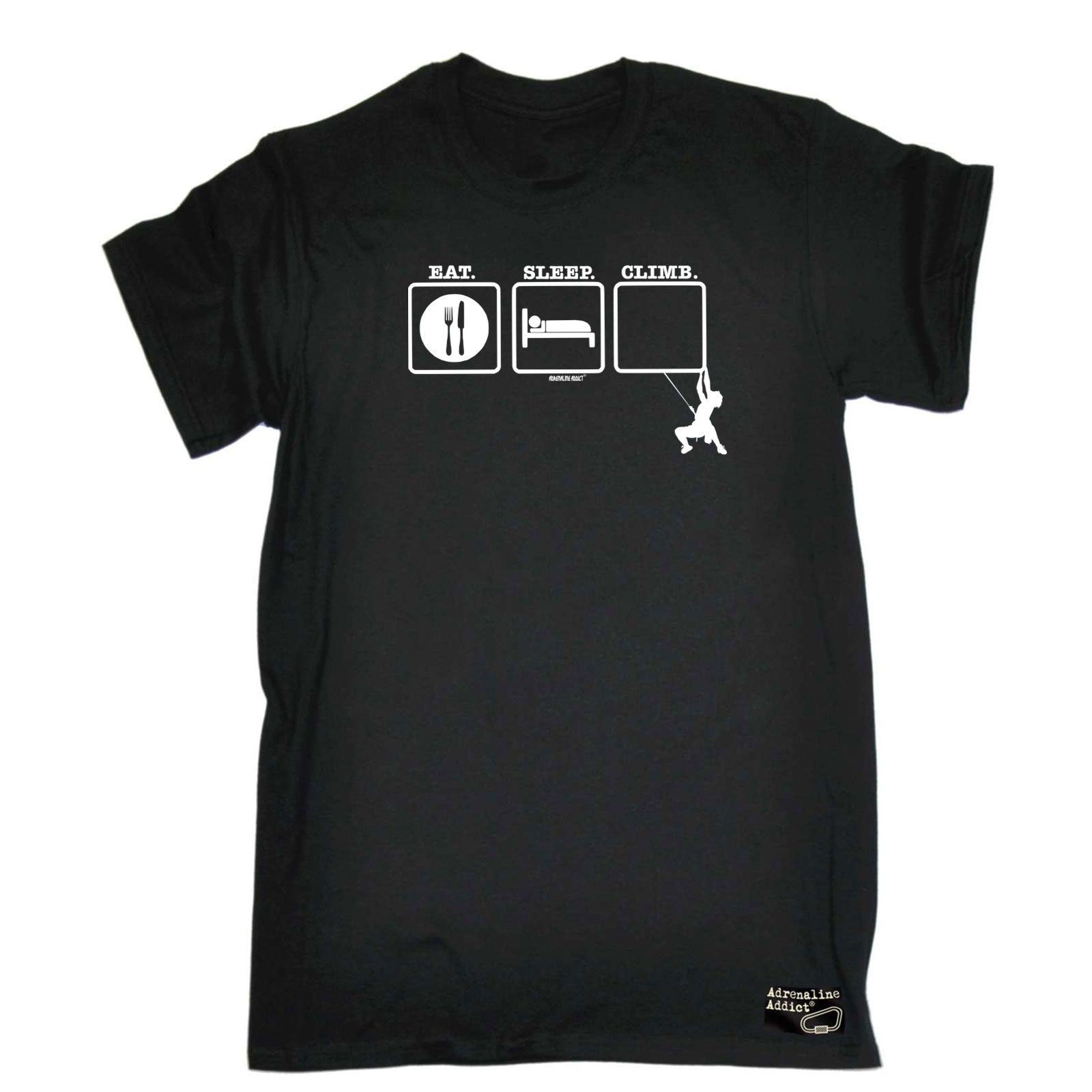 Aa Eat Sleep Climb 1 - Mens Funny T-Shirt Tshirts