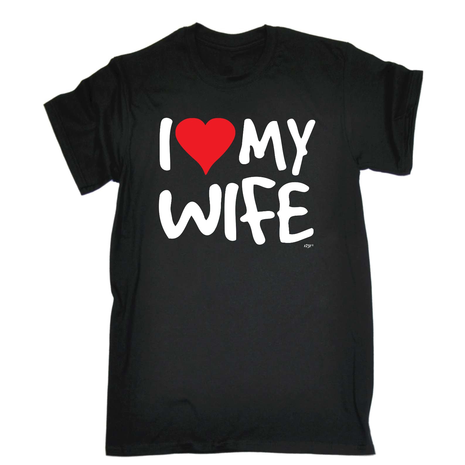 Love Heart My Wife - Mens Funny T-Shirt Tshirts