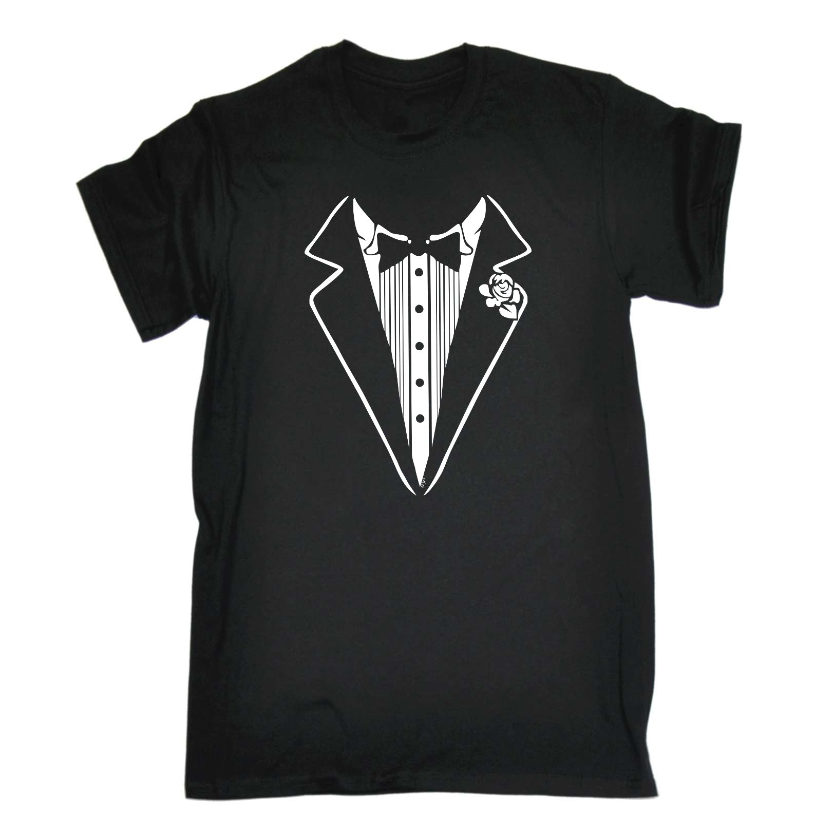 Tuxedo White - Mens Funny T-Shirt Tshirts