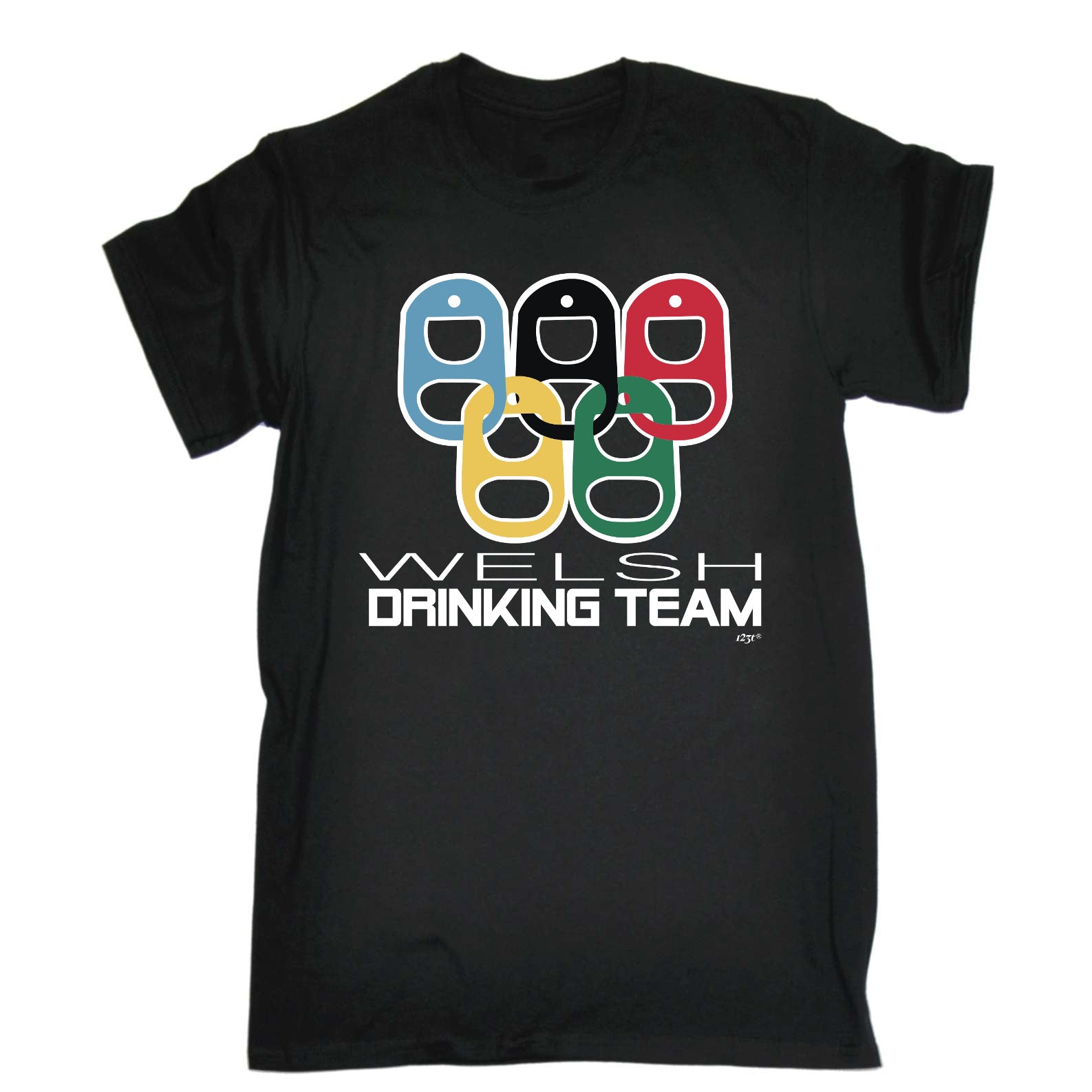 Welsh Drinking Team Rings - Mens Funny T-Shirt Tshirts