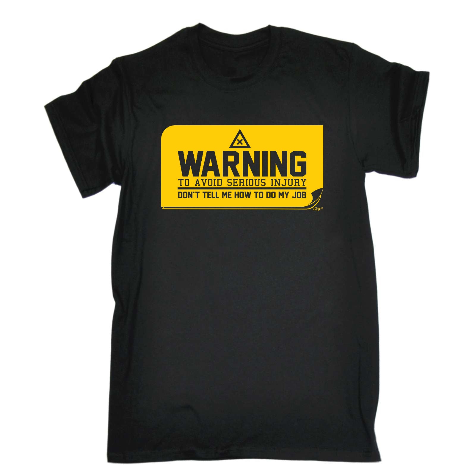 Warning To Avoid Serious Injury - Mens Funny T-Shirt Tshirts