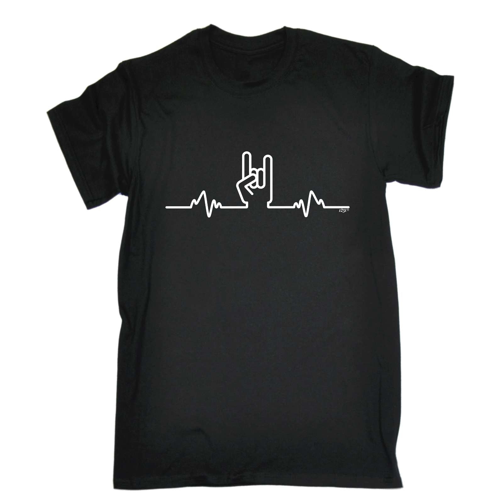 Rock Pulse - Mens Funny T-Shirt Tshirts