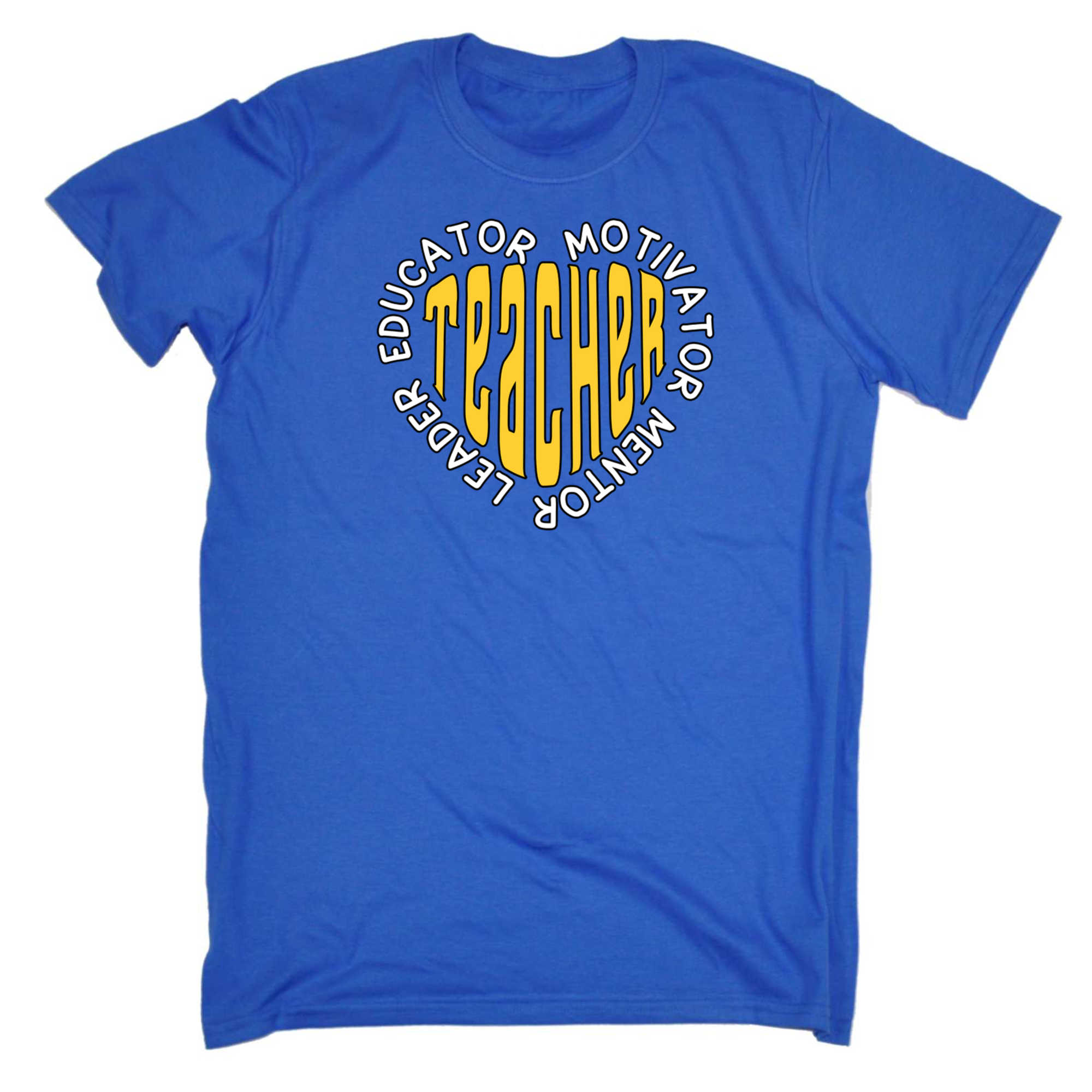 Teacher Heart Teaching Is A Work Of Heart - Mens 123t Funny T-Shirt Tshirts