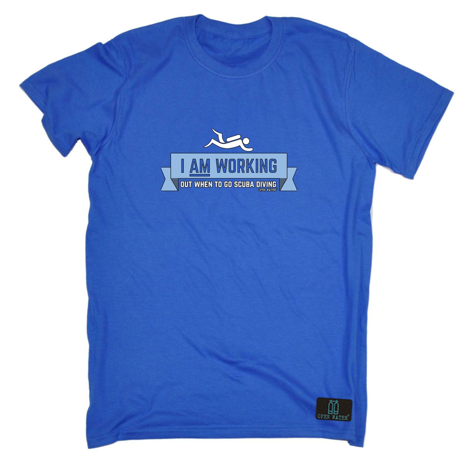 Ow I Am Working Out Scuba Diving - Mens Funny T-Shirt Tshirts
