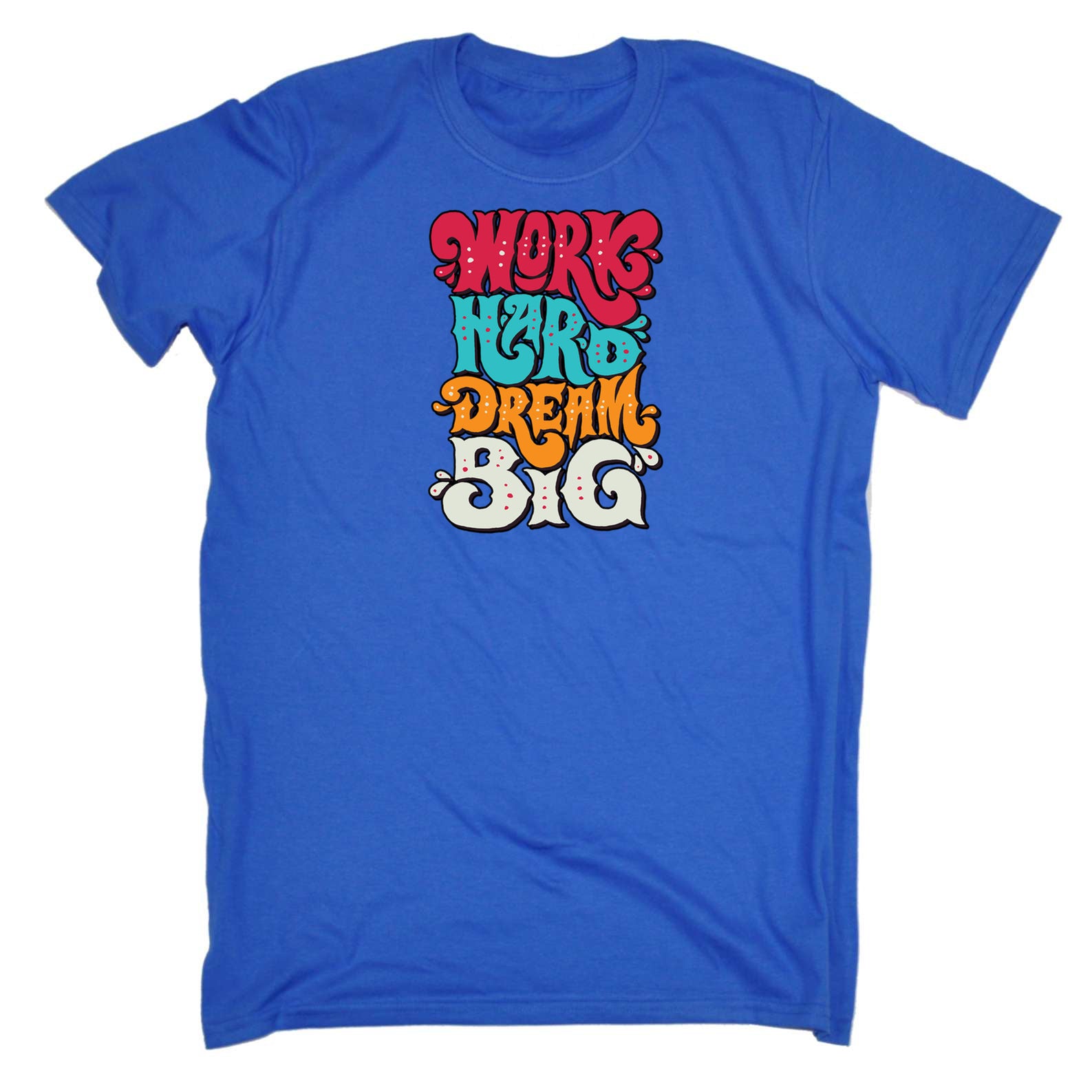 Work Naro Dream Big Calligraphy - Mens 123t Funny T-Shirt Tshirts