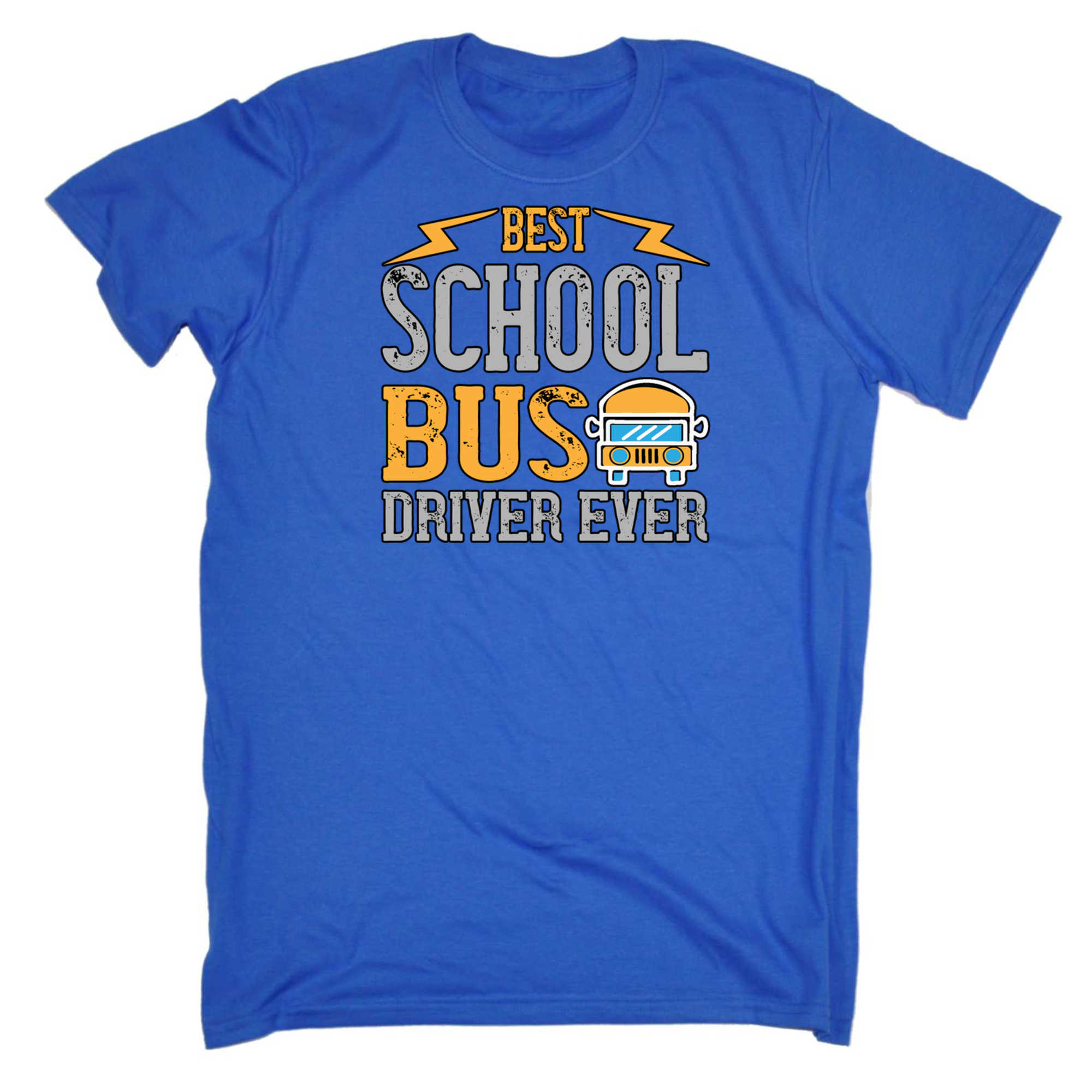 Best School Bus Driver Ever - Mens 123t Funny T-Shirt Tshirts