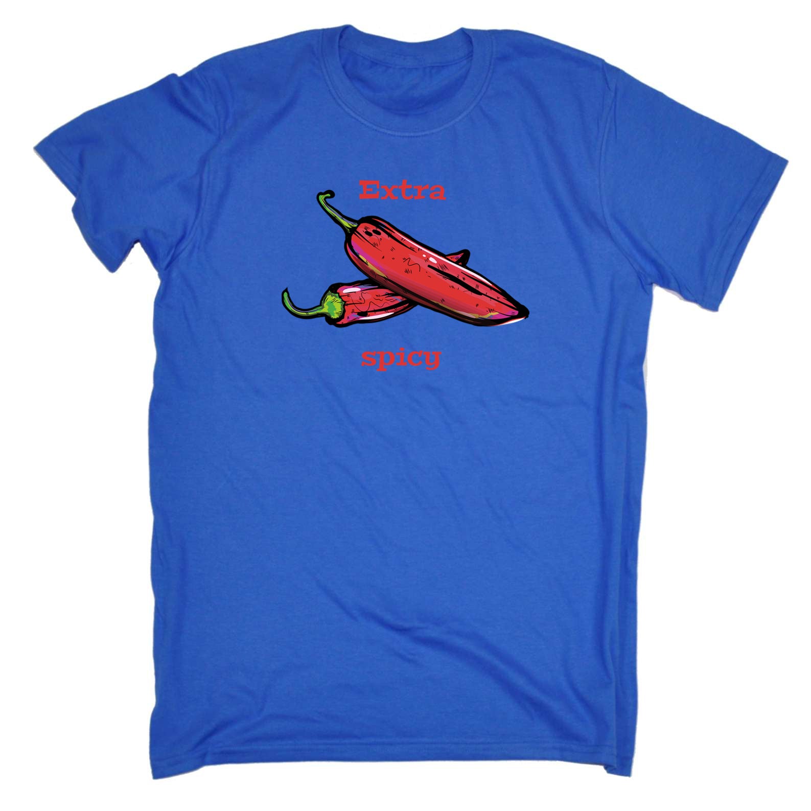 Extra Spicy Chillies - Mens 123t Funny T-Shirt Tshirts