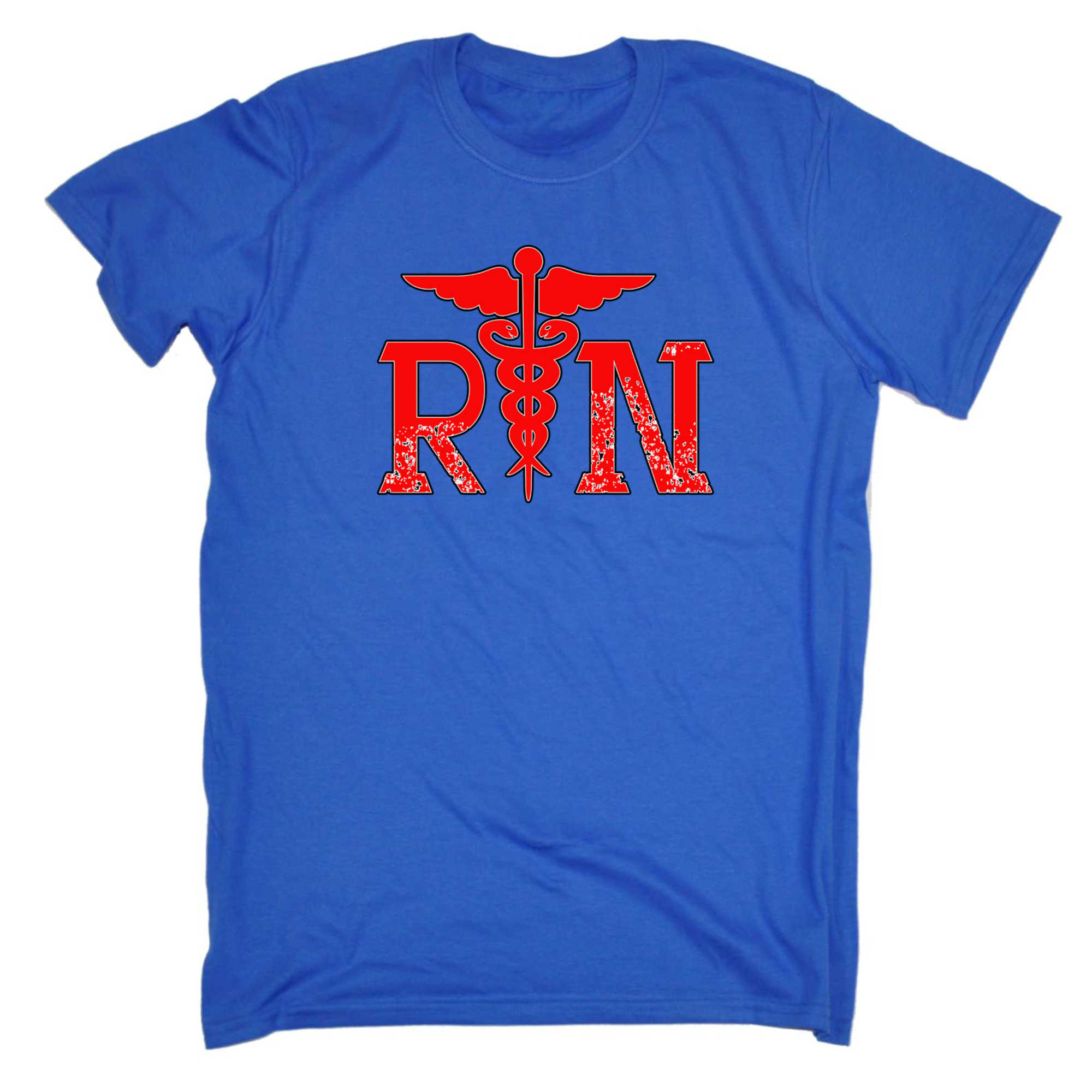 Rn Nurse Logo - Mens 123t Funny T-Shirt Tshirts