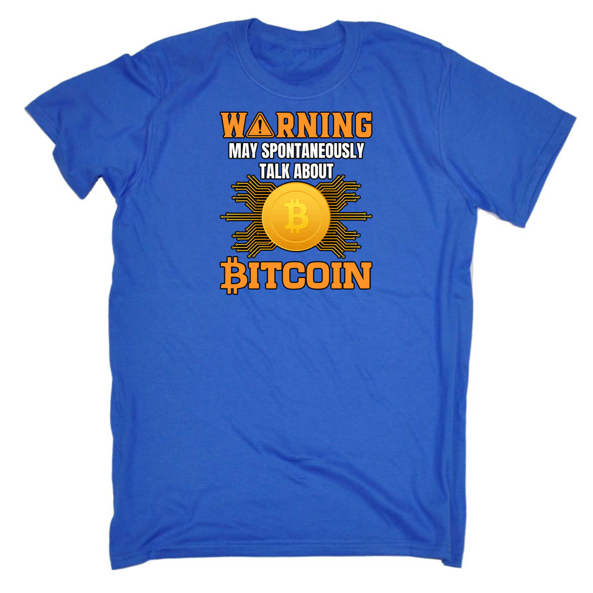 Warning V2 May Spontaneously Talk About Bitcoin - Mens 123t Funny T-Shirt Tshirts