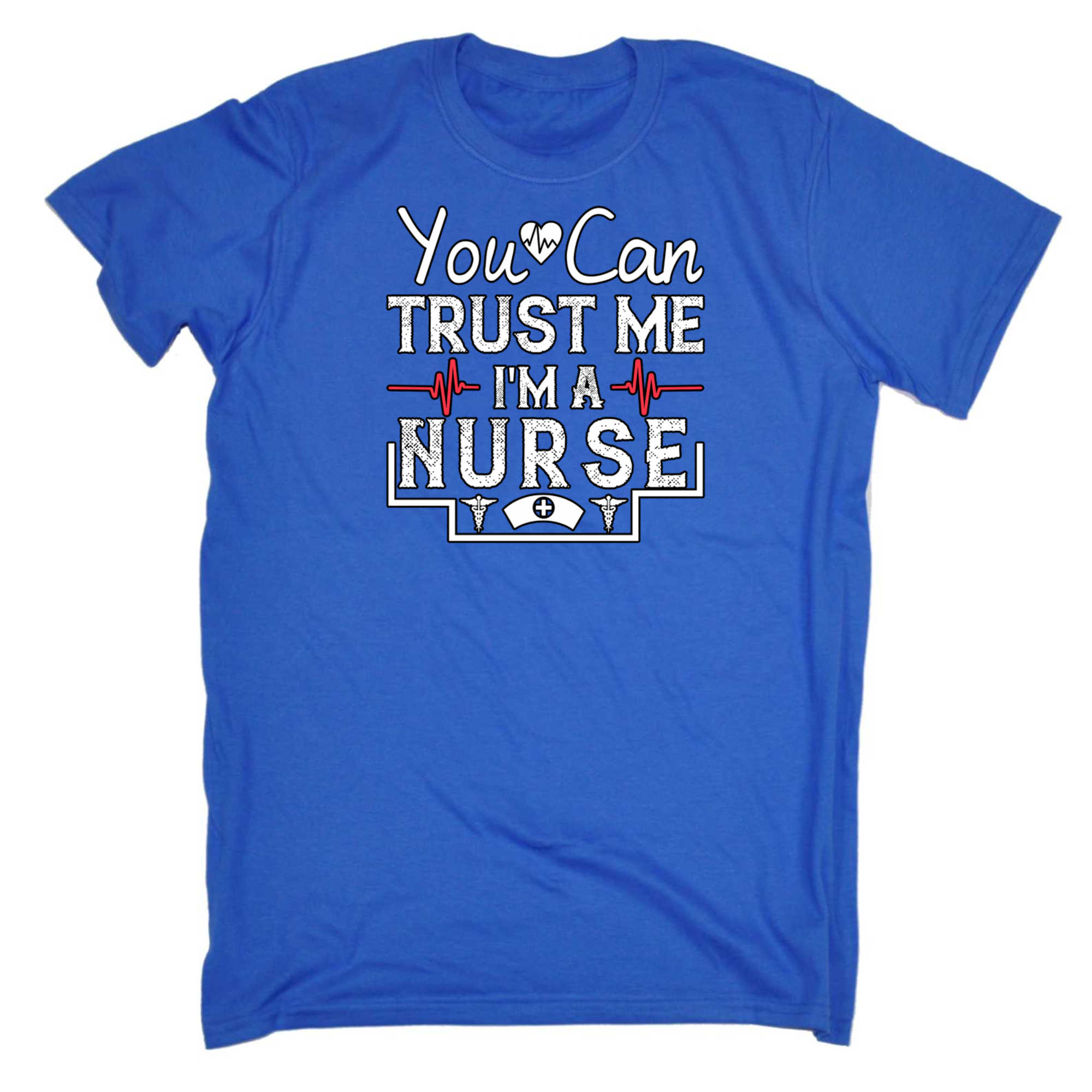 You Can Trust Me Im A Nurse Nursing - Mens 123t Funny T-Shirt Tshirts